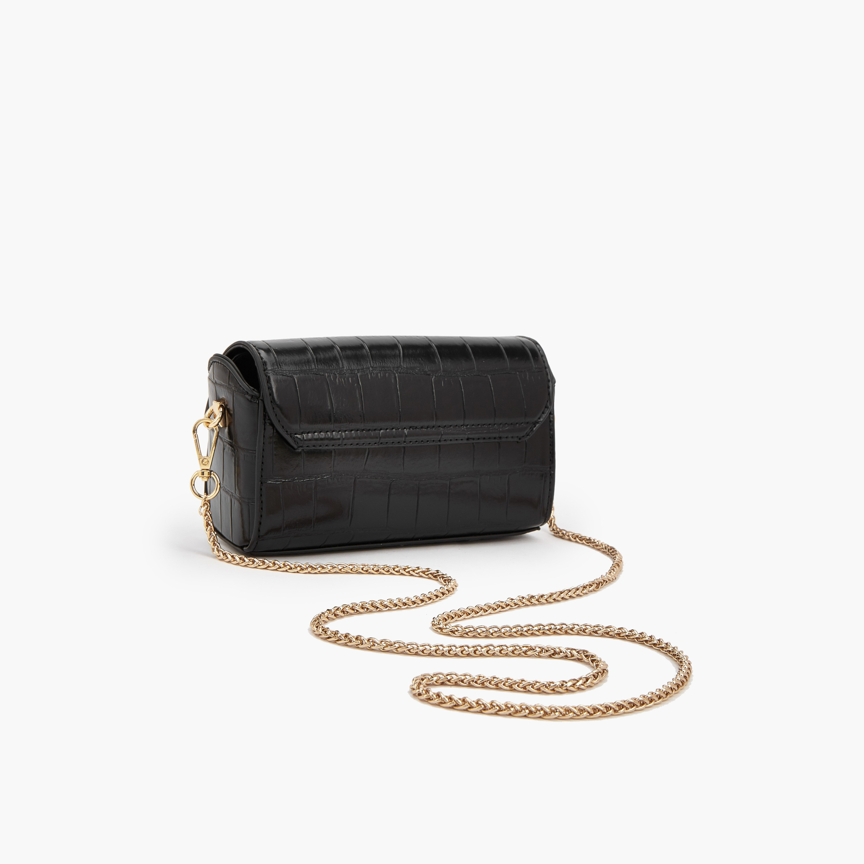 Flora Bella Textured Crossbody Bag with Chain Strap-women-bagsandwallets-handbags-image-5