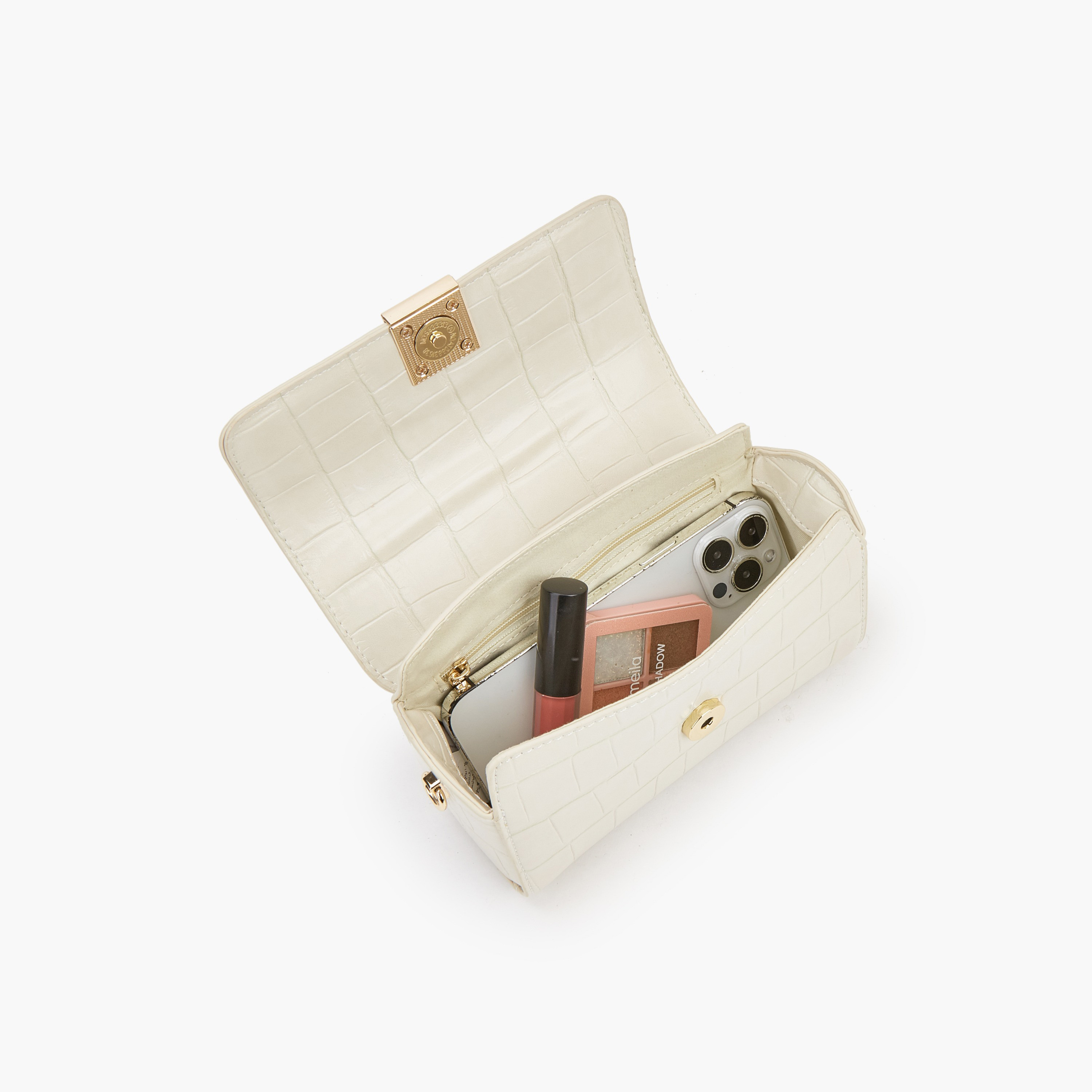 Flora Bella Textured Crossbody Bag with Chain Strap-women-bagsandwallets-handbags-image-7