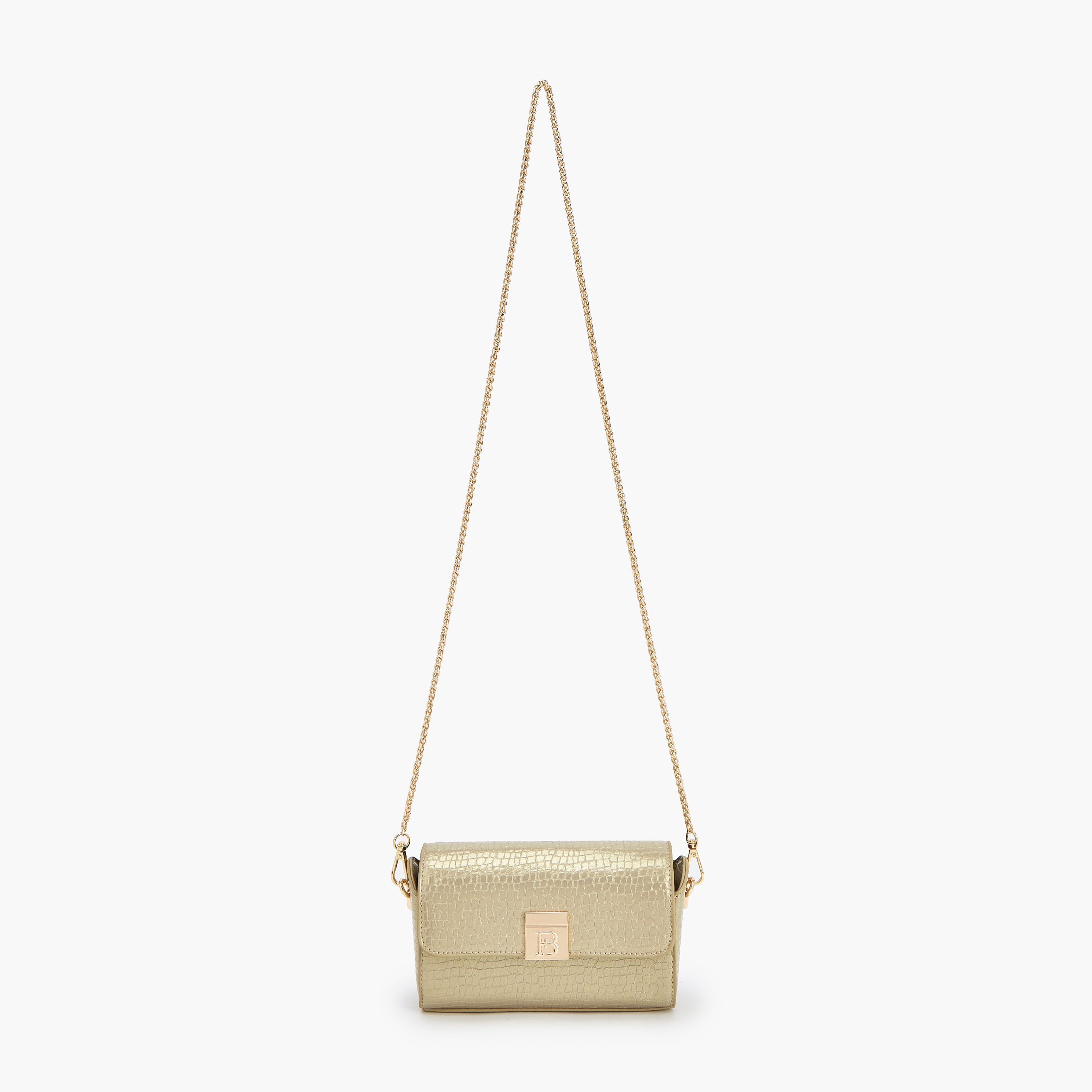 شنطة كروس بودي بارزة الملمس مع حزام سلسلة من فلورا بيلا-women-bagsandwallets-handbags-image-2