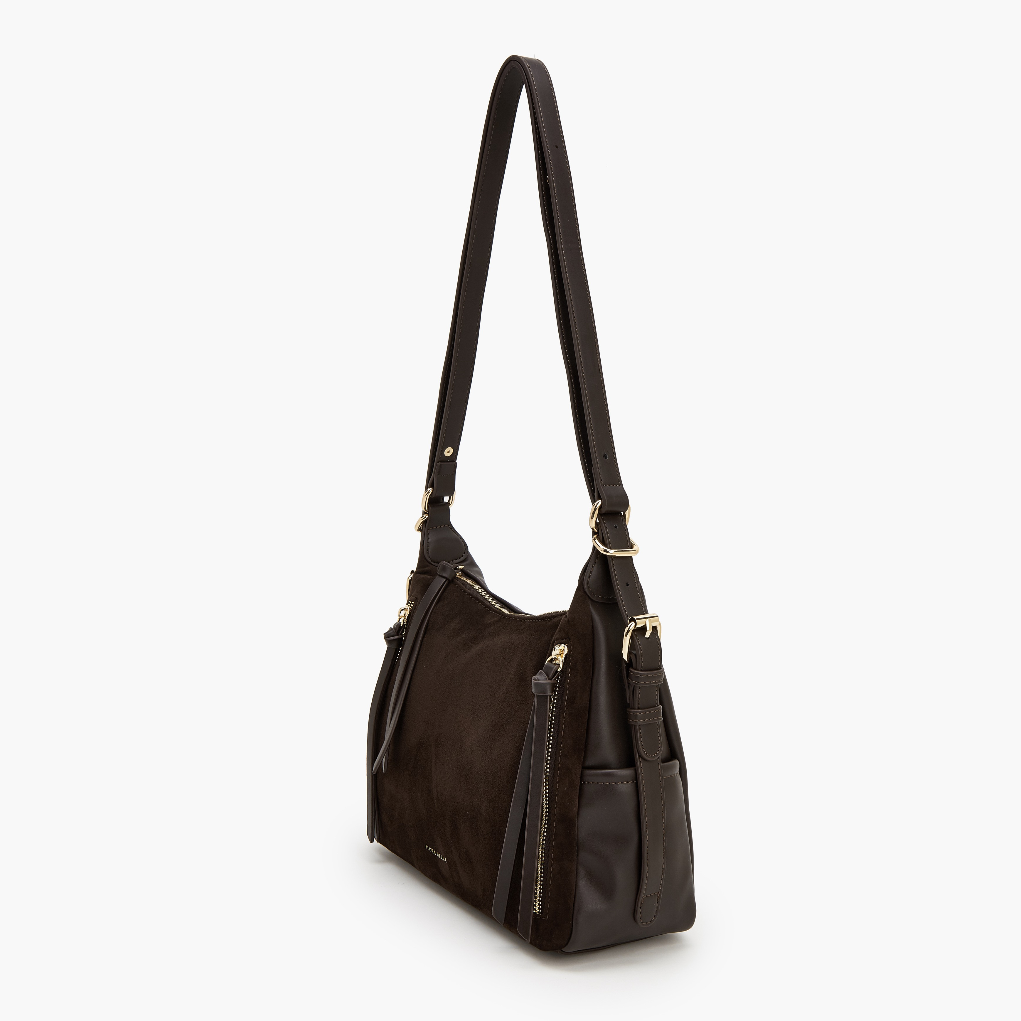 Flora Bella Tassel Accent Shoulder Bag with Adjustable Strap-women-bagsandwallets-handbags-image-6
