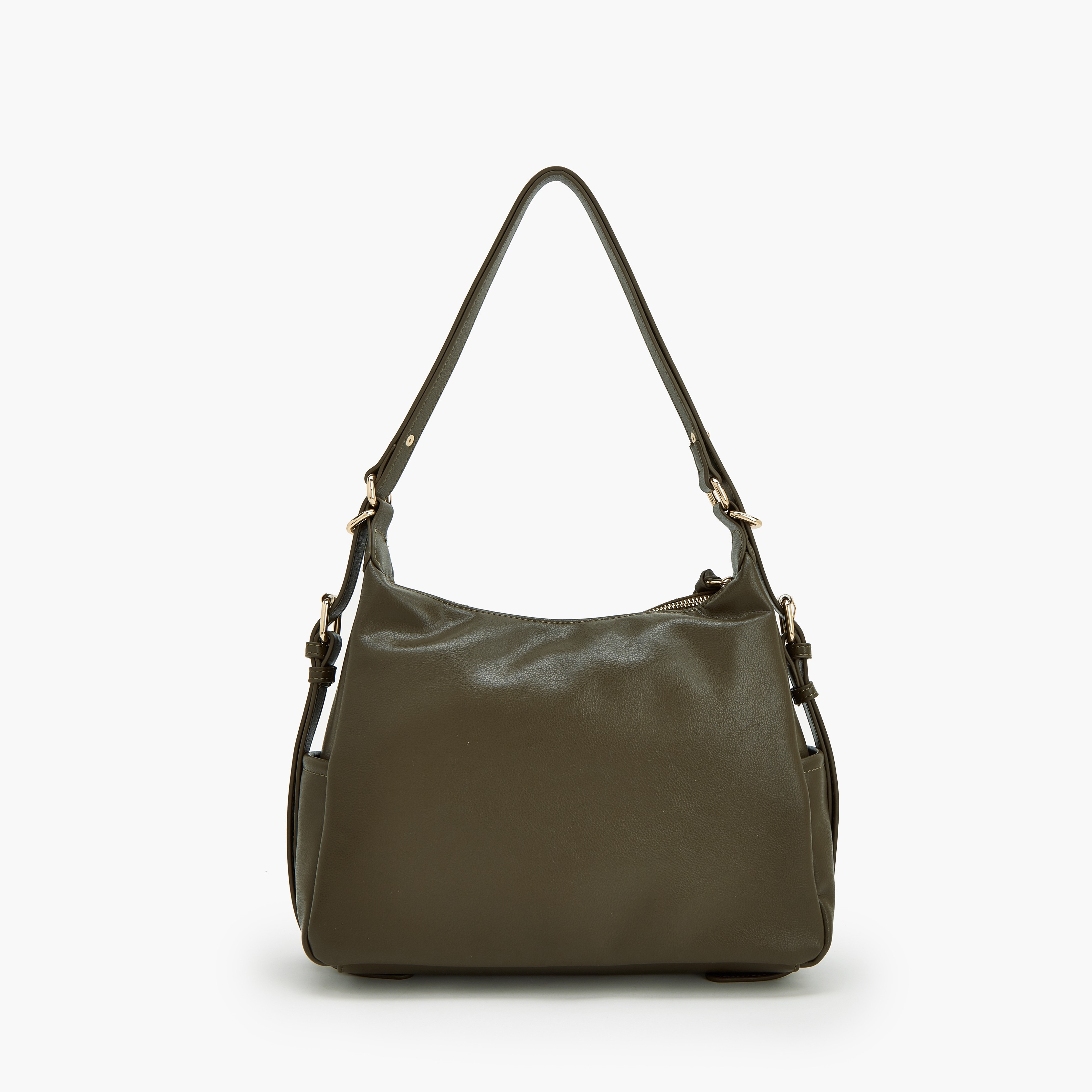 شنطة كتف بزينة شرّابة وبحزام قابل للتعديل من فلورا بيلا-women-bagsandwallets-handbags-image-11