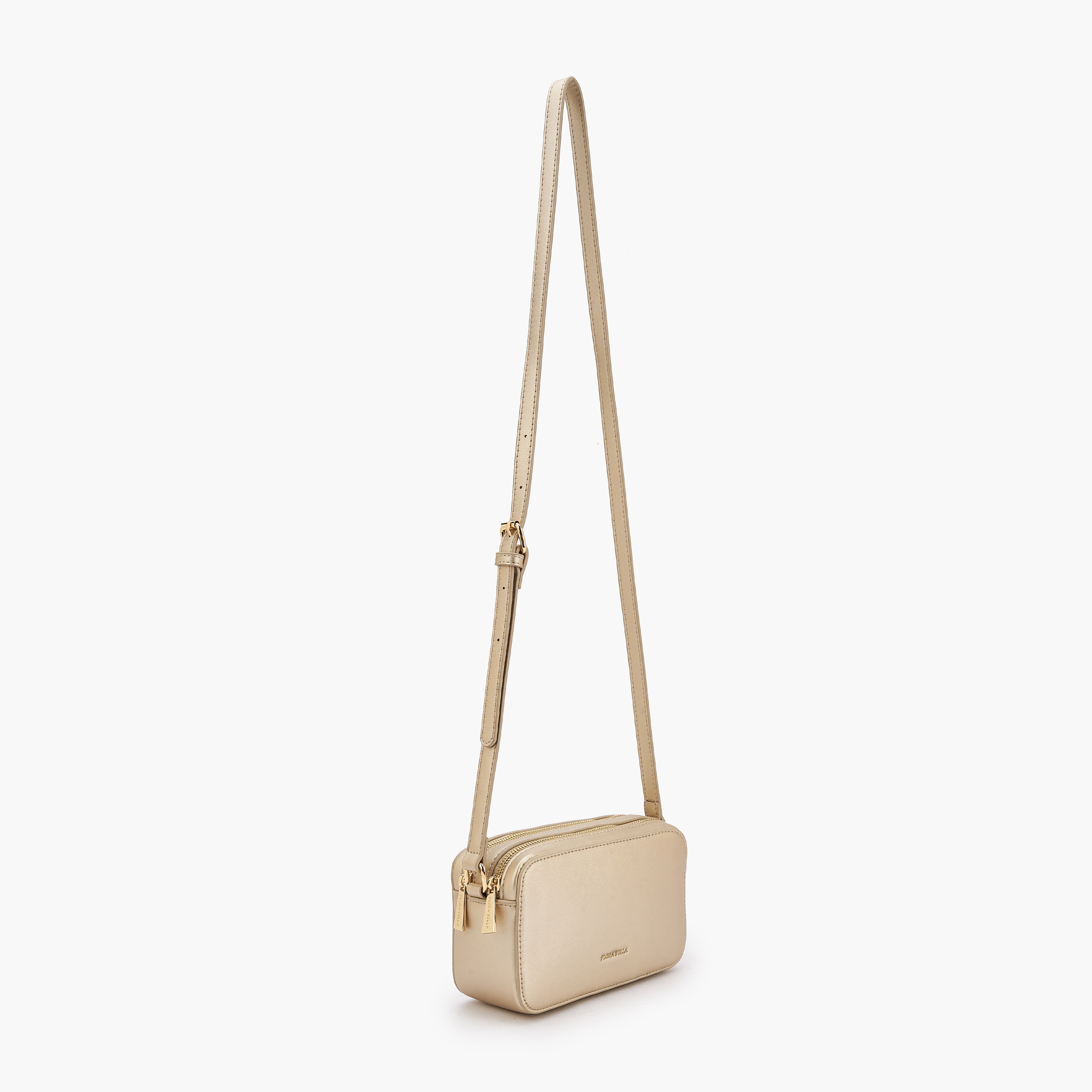 Flora Bella Solid Crossbody Bag with Adjustable Strap-women-bagsandwallets-handbags-image-2
