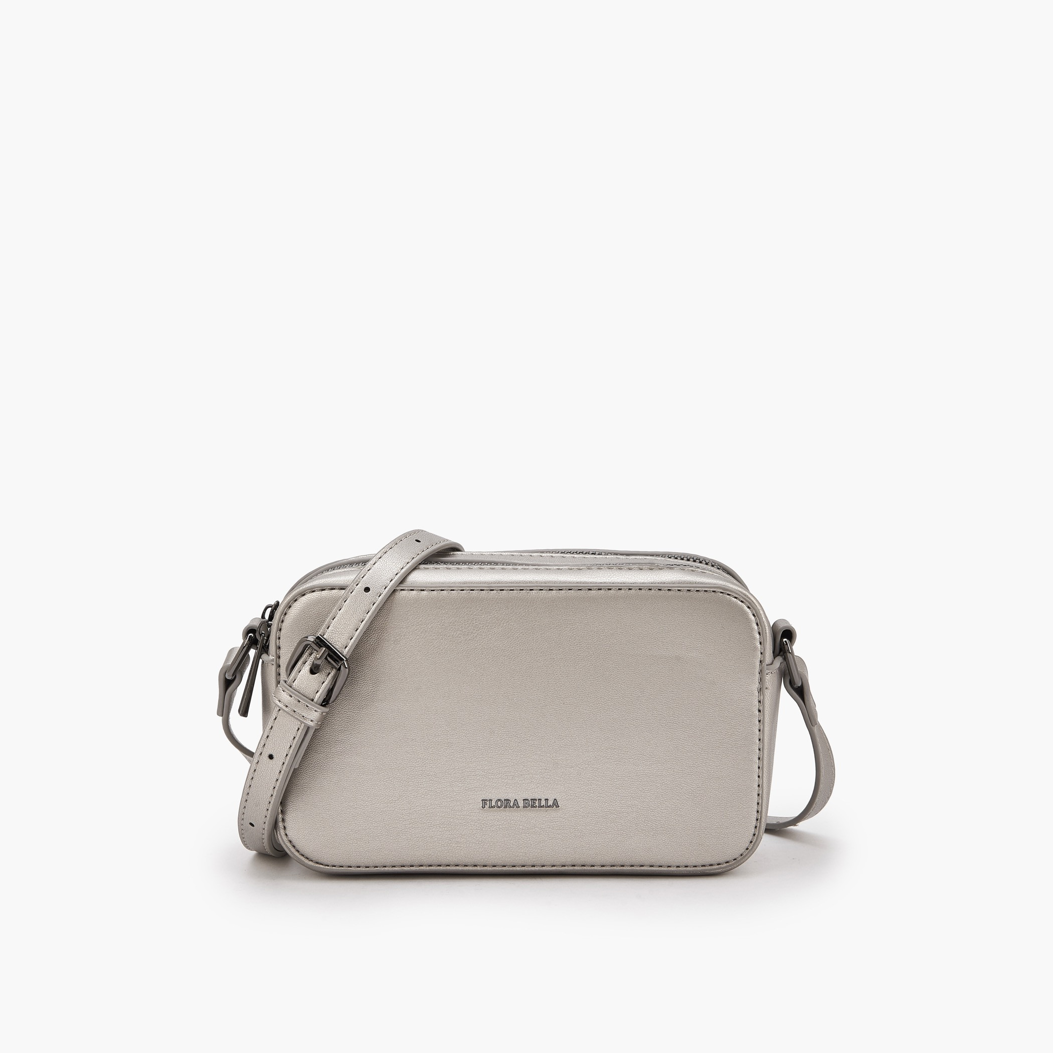 شنطة كروس بودي سادة بحزام قابل للتعديل من فلورا بيلا-women-bagsandwallets-handbags-image-1