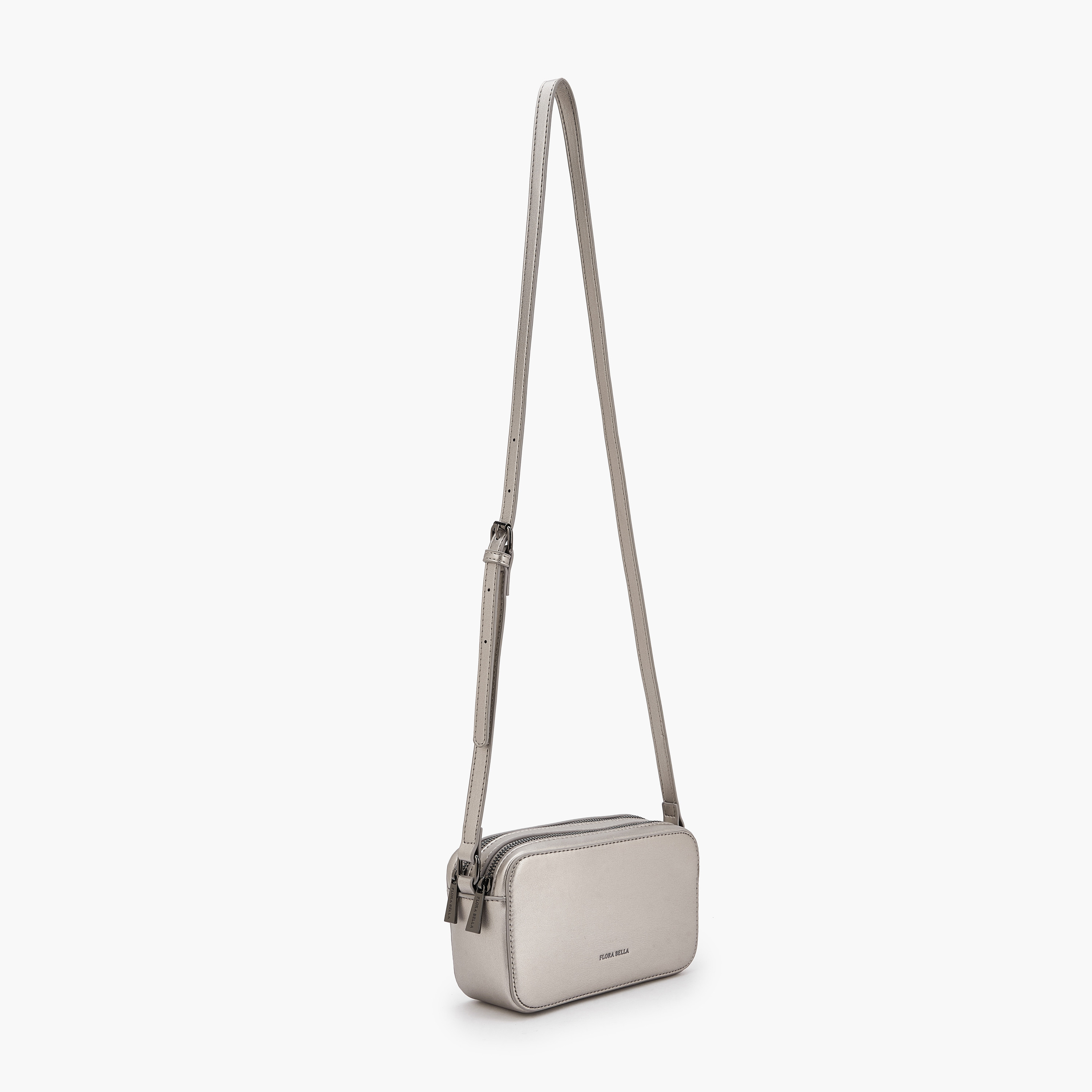 شنطة كروس بودي سادة بحزام قابل للتعديل من فلورا بيلا-women-bagsandwallets-handbags-image-2
