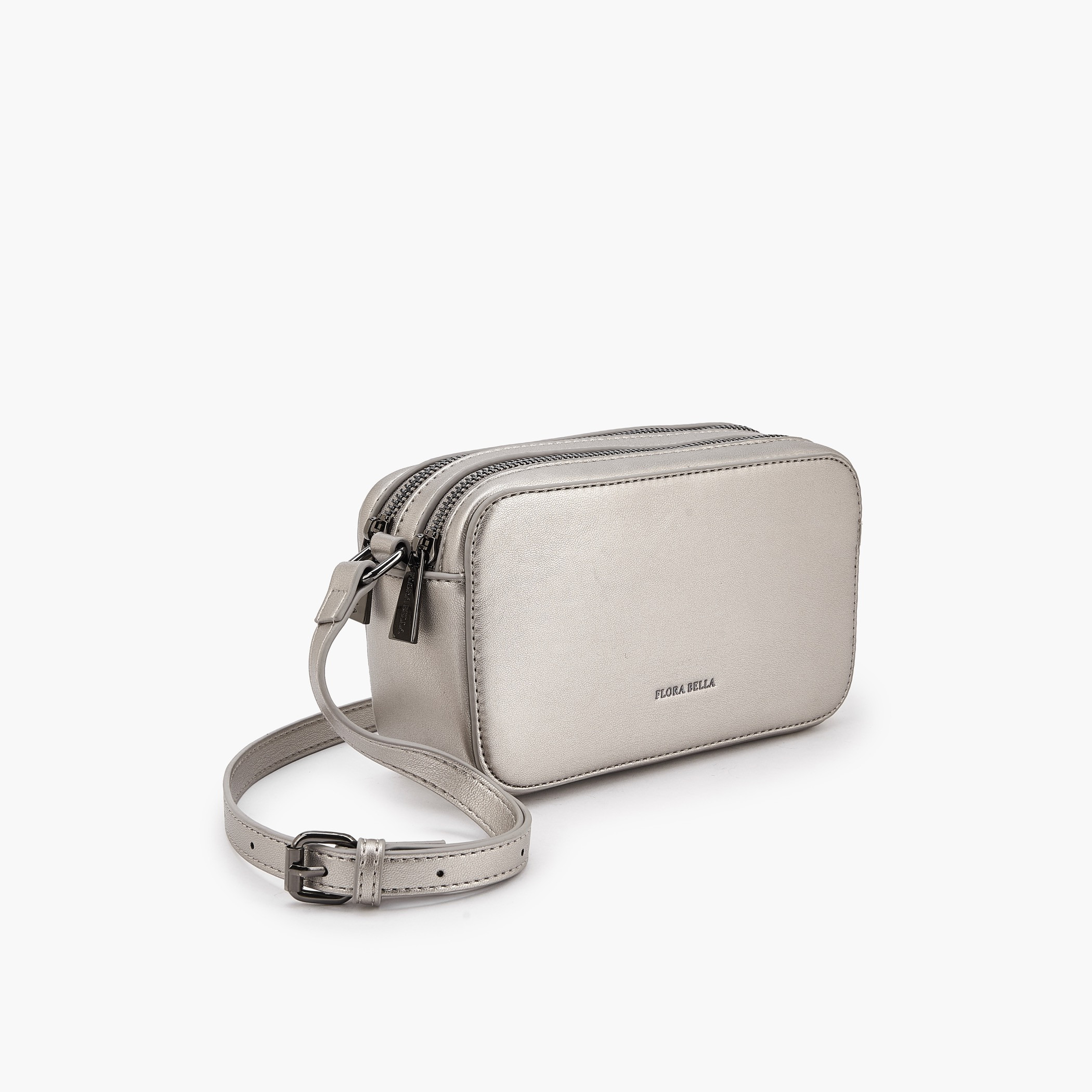 شنطة كروس بودي سادة بحزام قابل للتعديل من فلورا بيلا-women-bagsandwallets-handbags-image-3