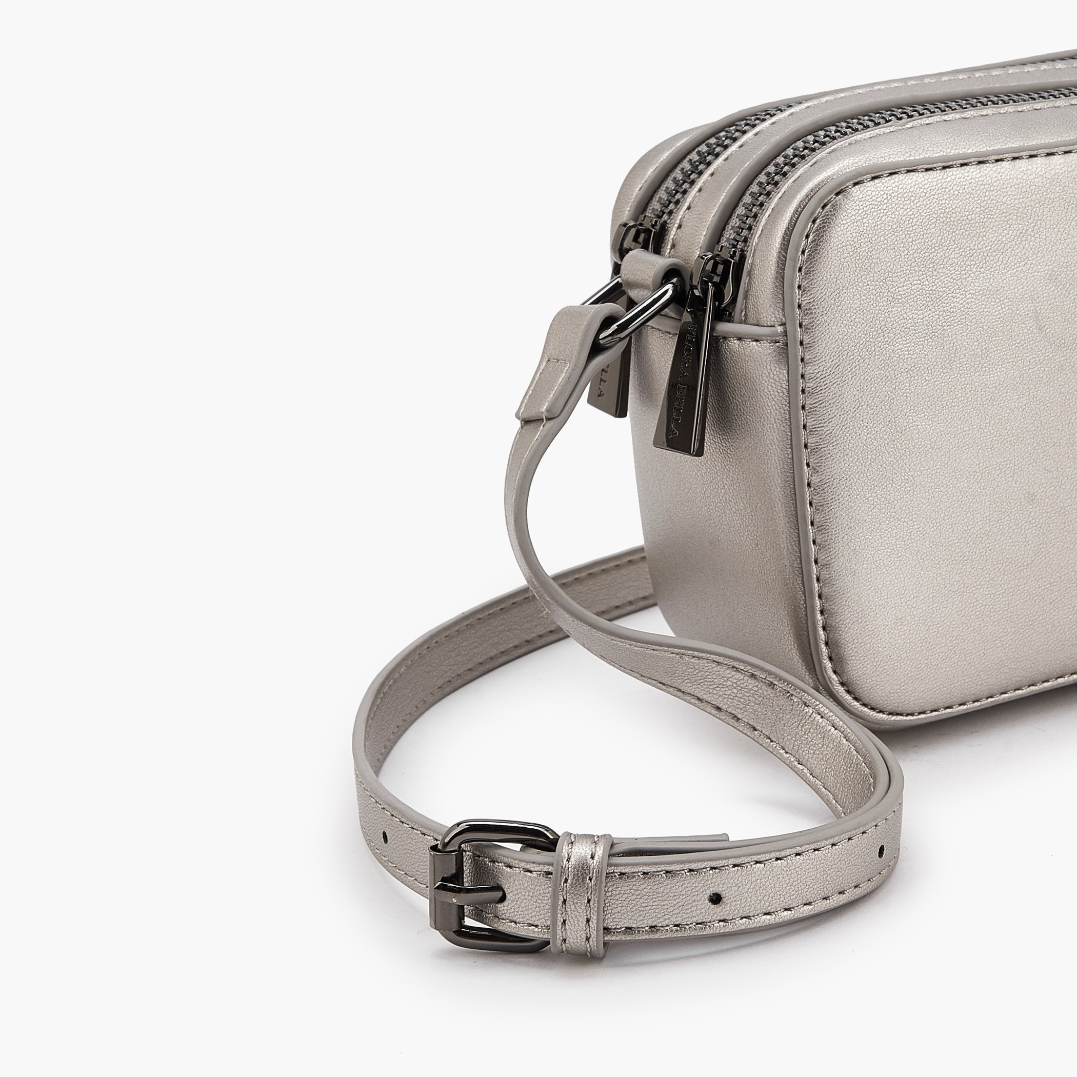 شنطة كروس بودي سادة بحزام قابل للتعديل من فلورا بيلا-women-bagsandwallets-handbags-image-4
