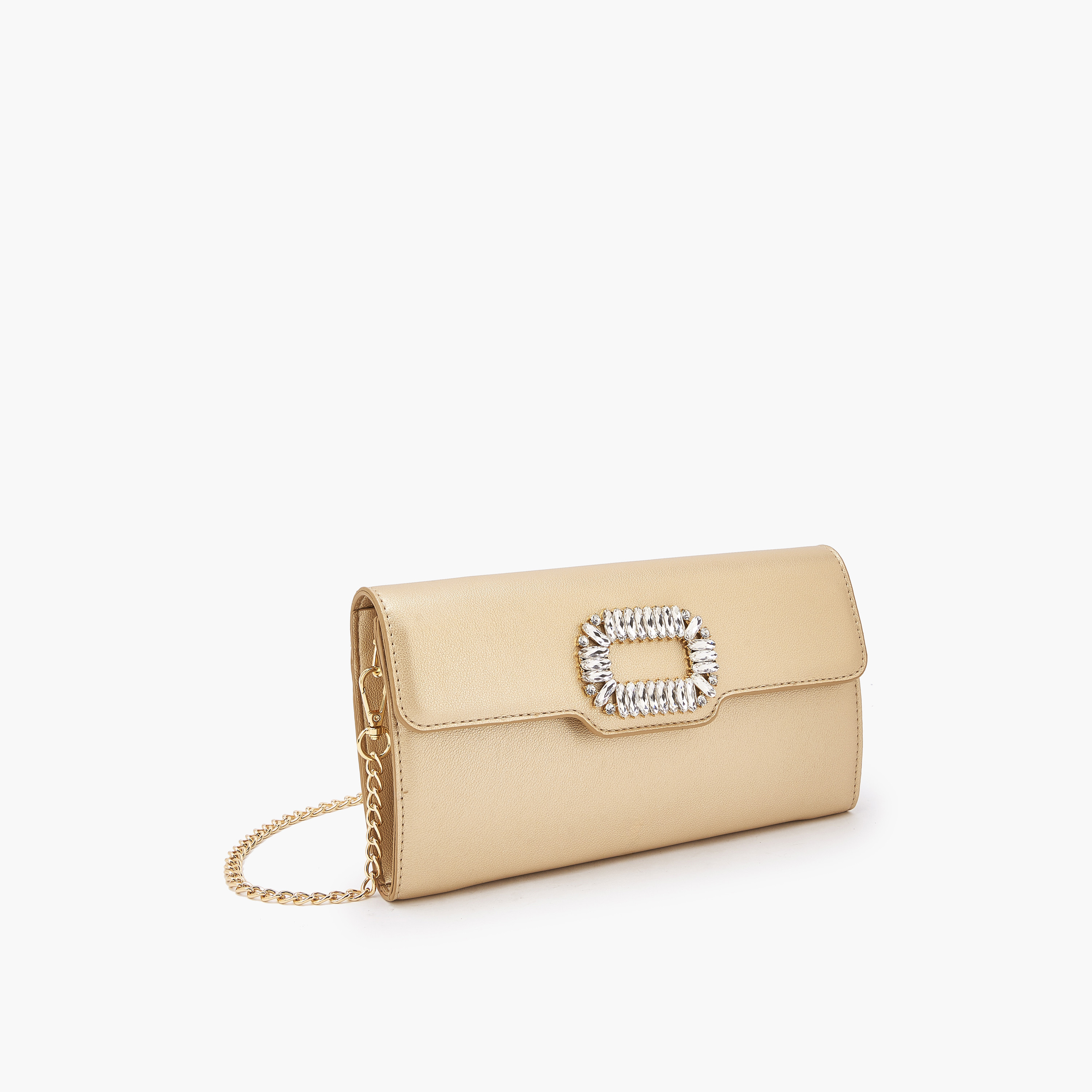 Flora Bella Embellished Clutch with Detachable Chain Strap-women-bagsandwallets-handbags-image-3