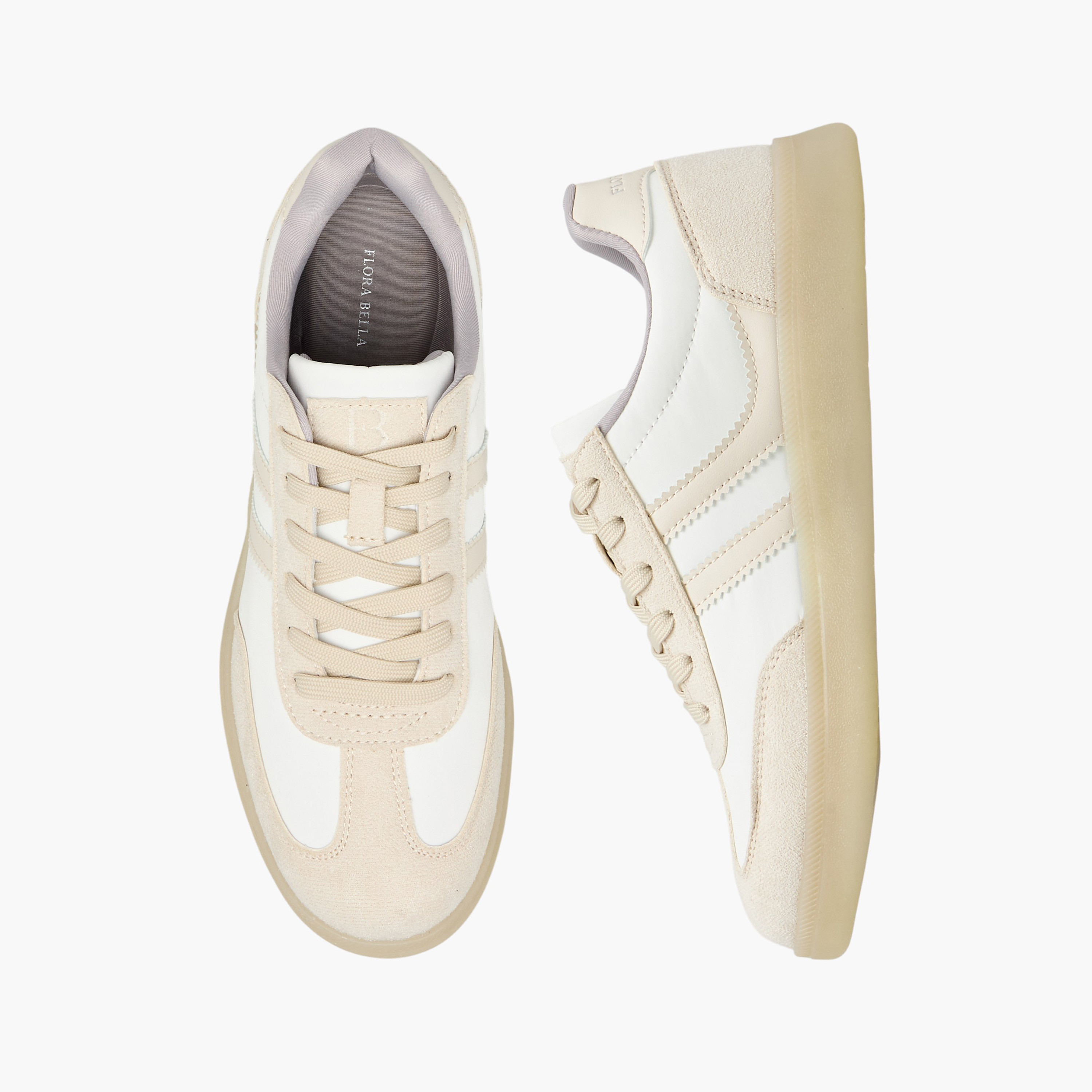 Flora Bella Women Panelled Lace-Up Ankle Sneakers-women-shoes-sneakers-image-1
