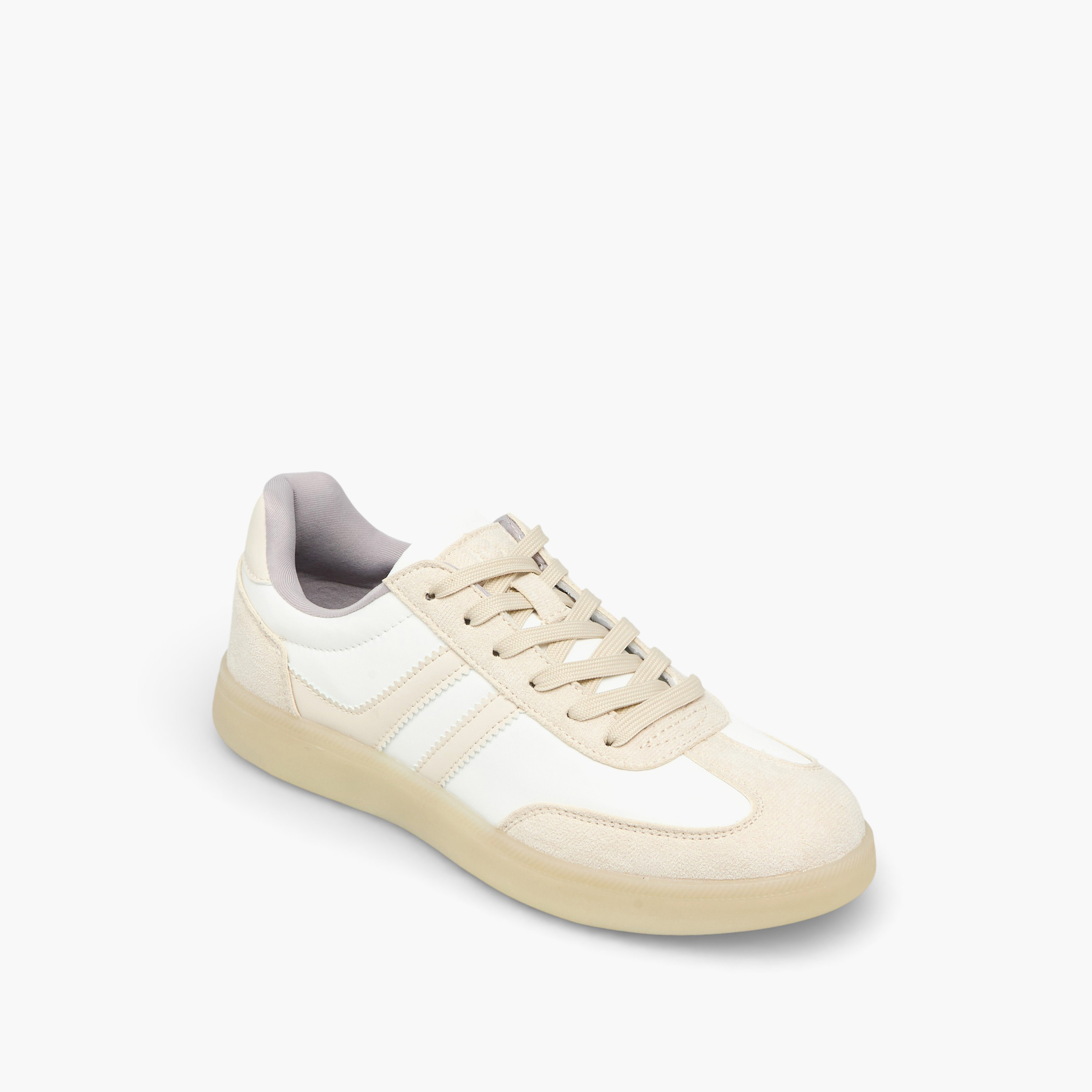Flora Bella Women Panelled Lace-Up Ankle Sneakers-women-shoes-sneakers-image-2