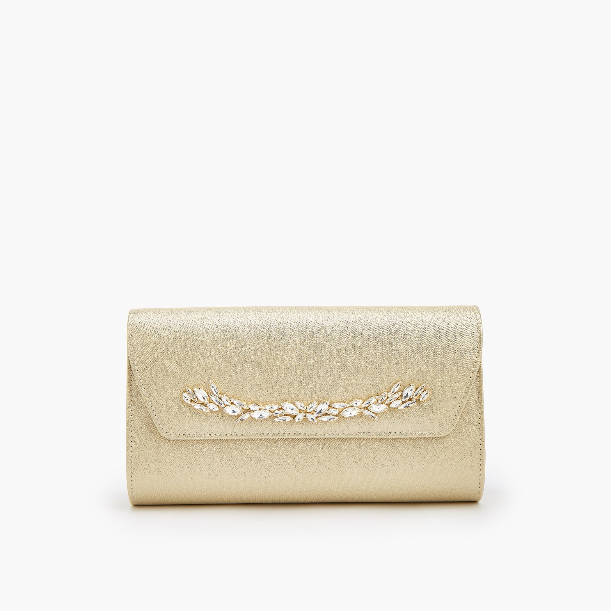 شنطة كلاتش مزينة بحزام سلسلة قابل للفصل من فلورا بيلا-women-bagsandwallets-handbags-image-1