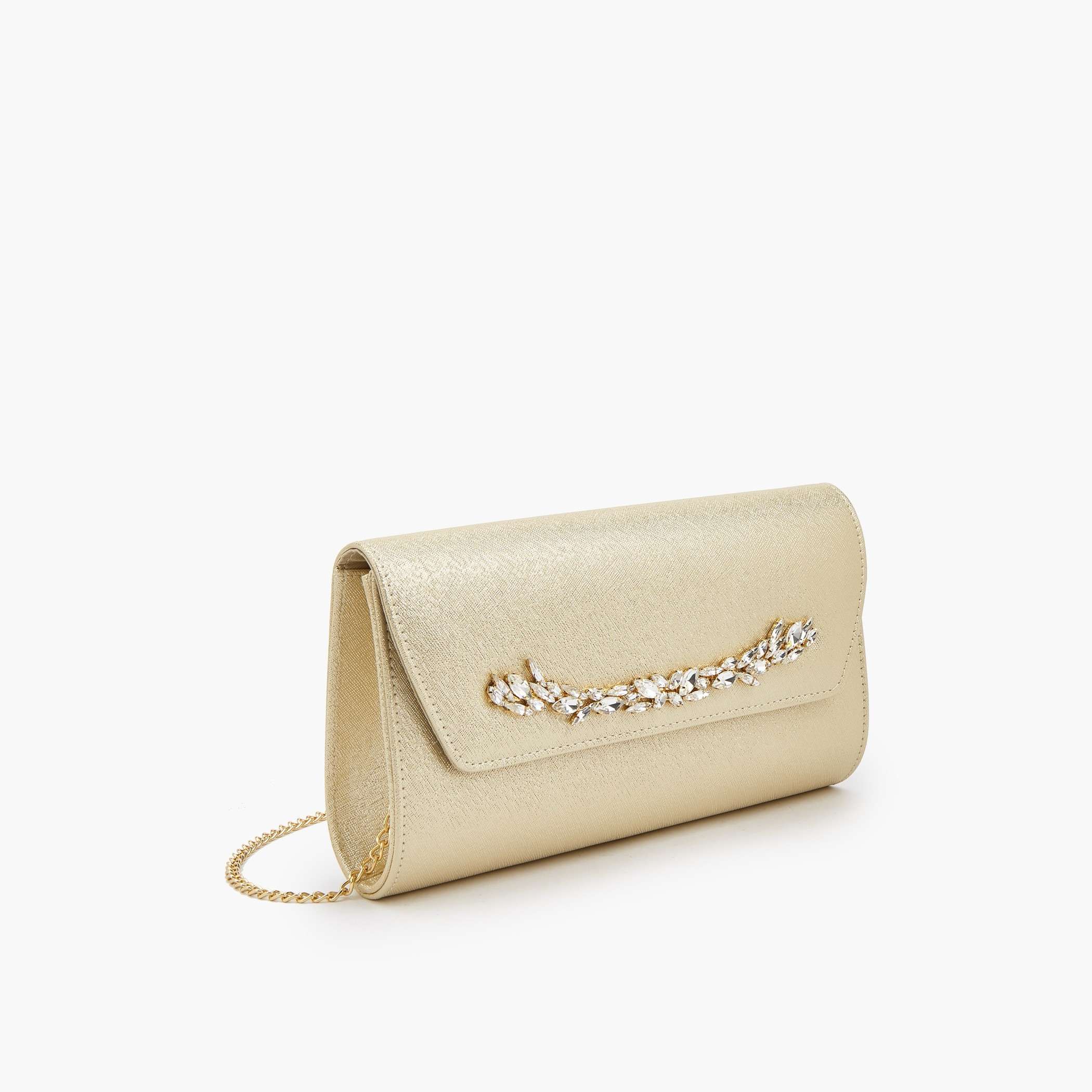 شنطة كلاتش مزينة بحزام سلسلة قابل للفصل من فلورا بيلا-women-bagsandwallets-handbags-image-3