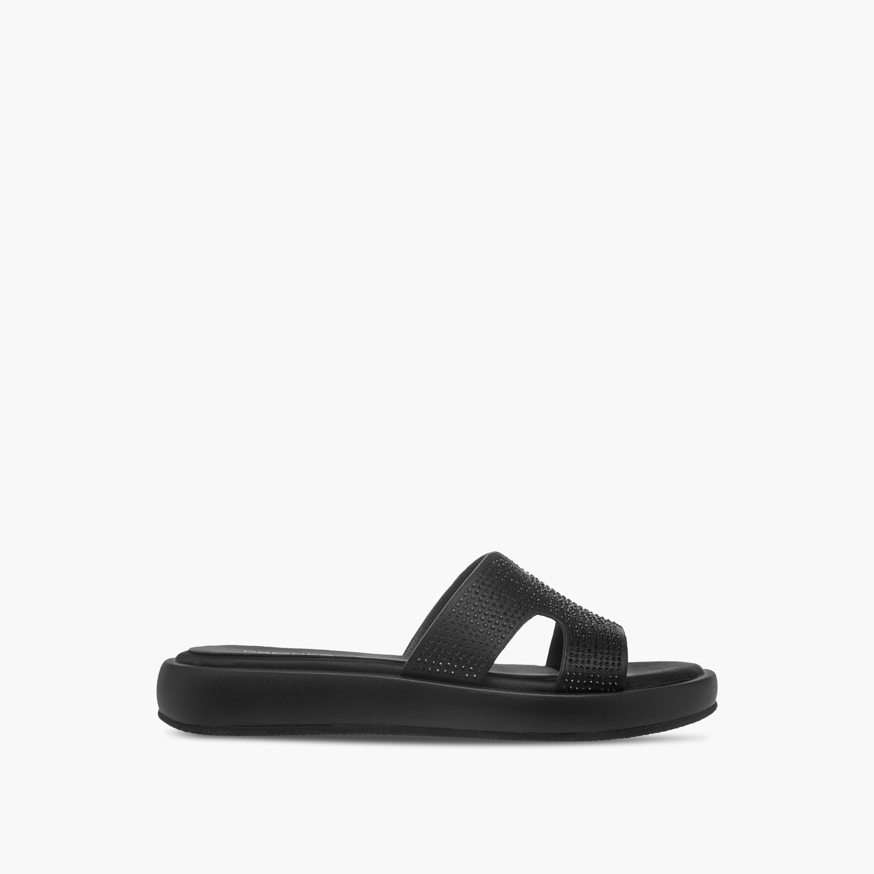 Paprika Embellished Slip-On Comfort Sandals-women-shoes-flats-sandals-image-3