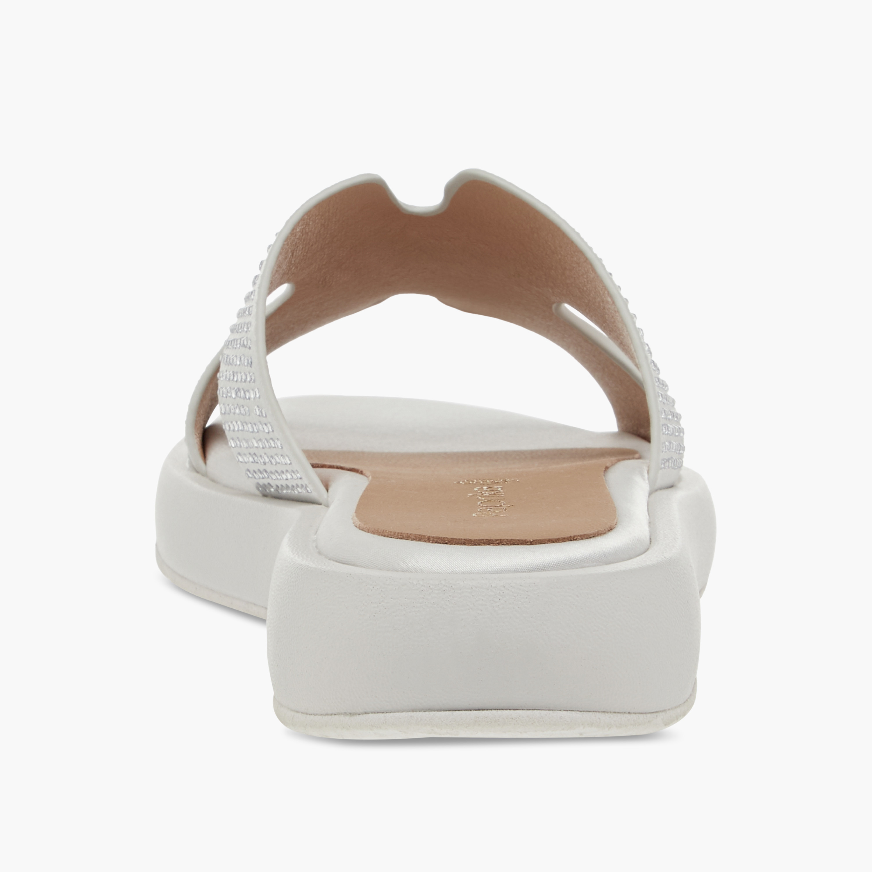 Paprika Embellished Slip-On Comfort Sandals-women-shoes-flats-sandals-image-5