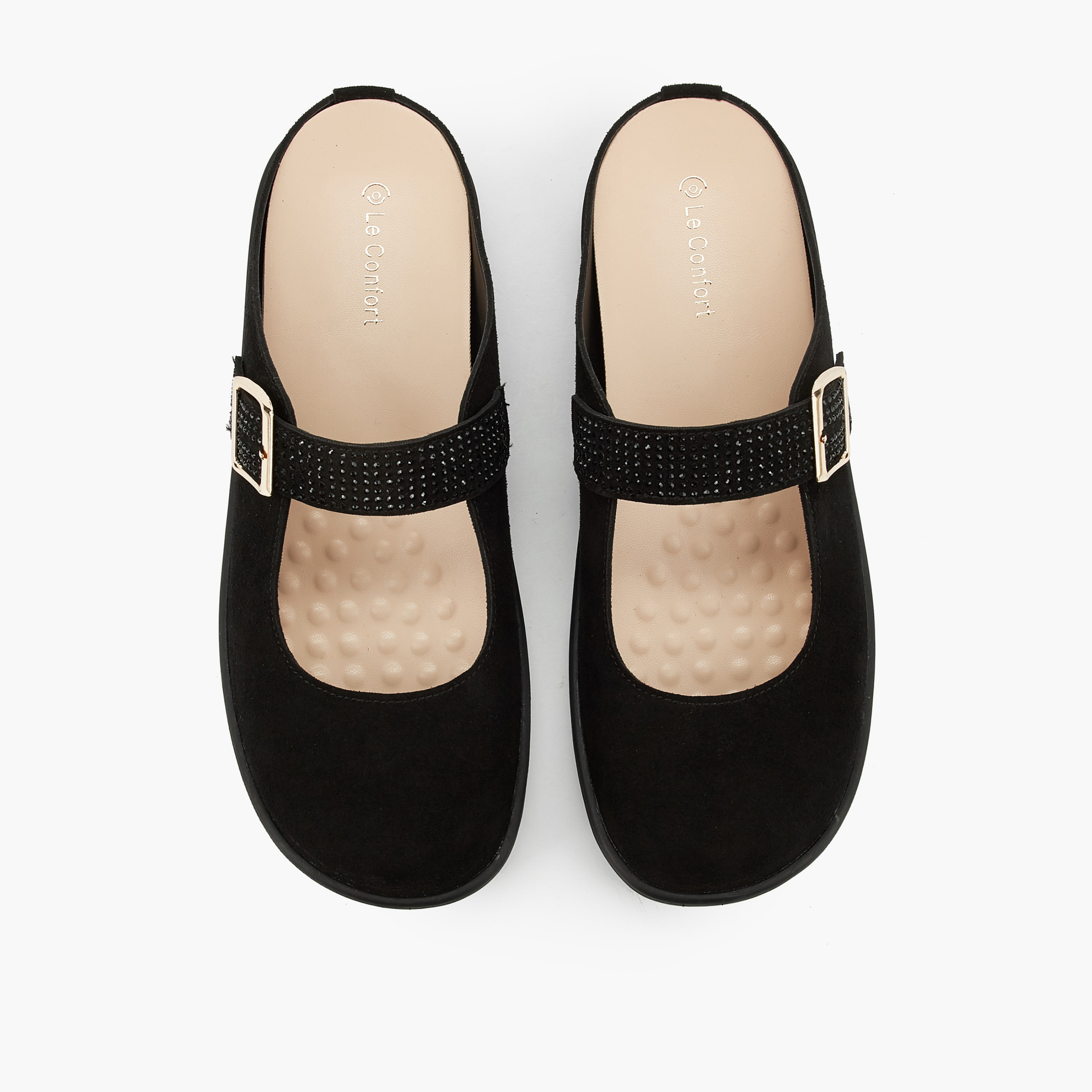 حذاء ميول ماري جين مزين للنساء من لو كونفورت-women-shoes-flats-mules-image-1