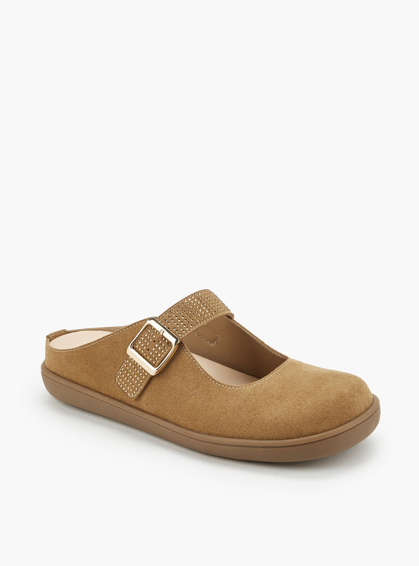 حذاء ميول ماري جين مزين للنساء من لو كونفورت-women-shoes-flats-mules-image-2