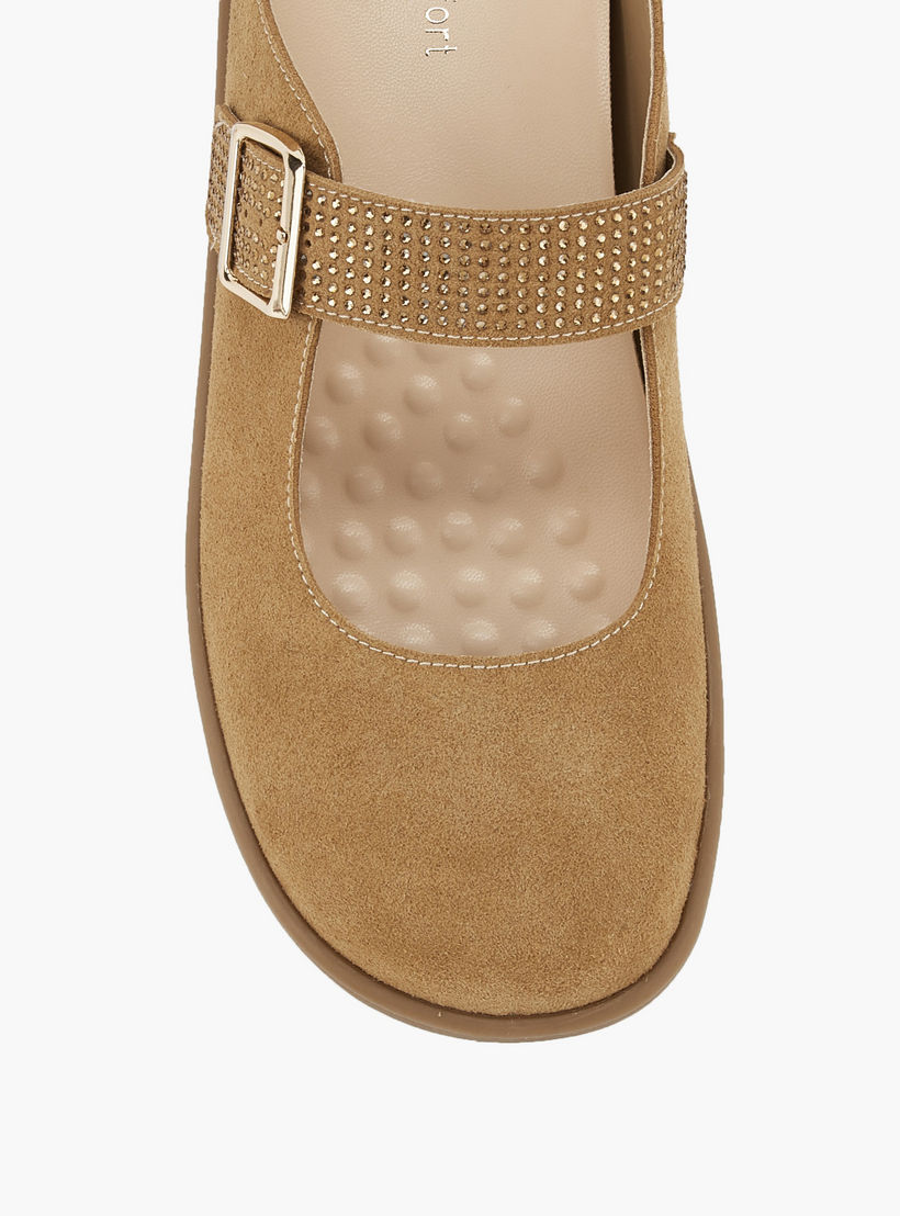 حذاء ميول ماري جين مزين للنساء من لو كونفورت-women-shoes-flats-mules-image-4