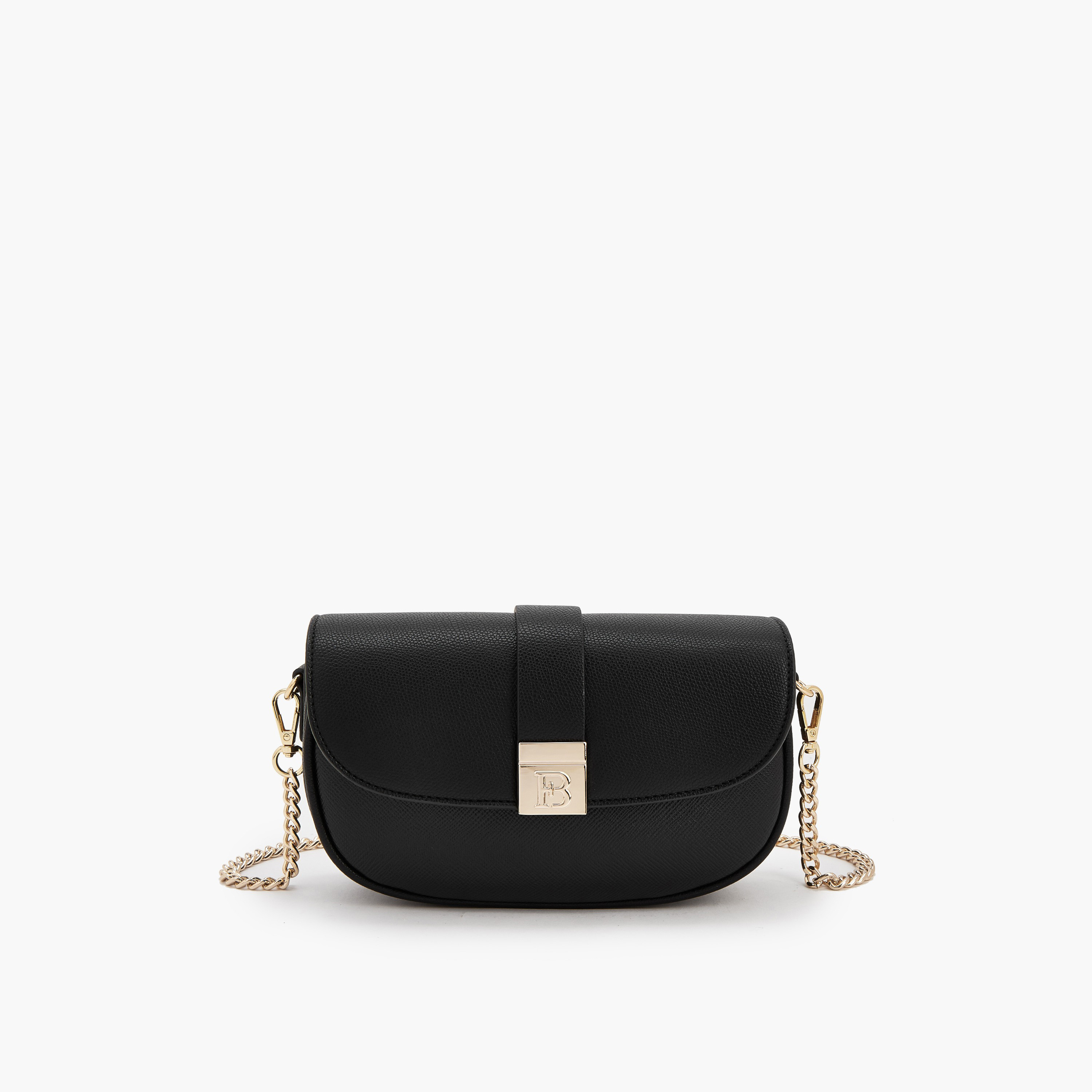 شنطة كروس بودي بارزة الملمس بحزام سلسلة من فلورا بيلا-women-bagsandwallets-handbags-image-1