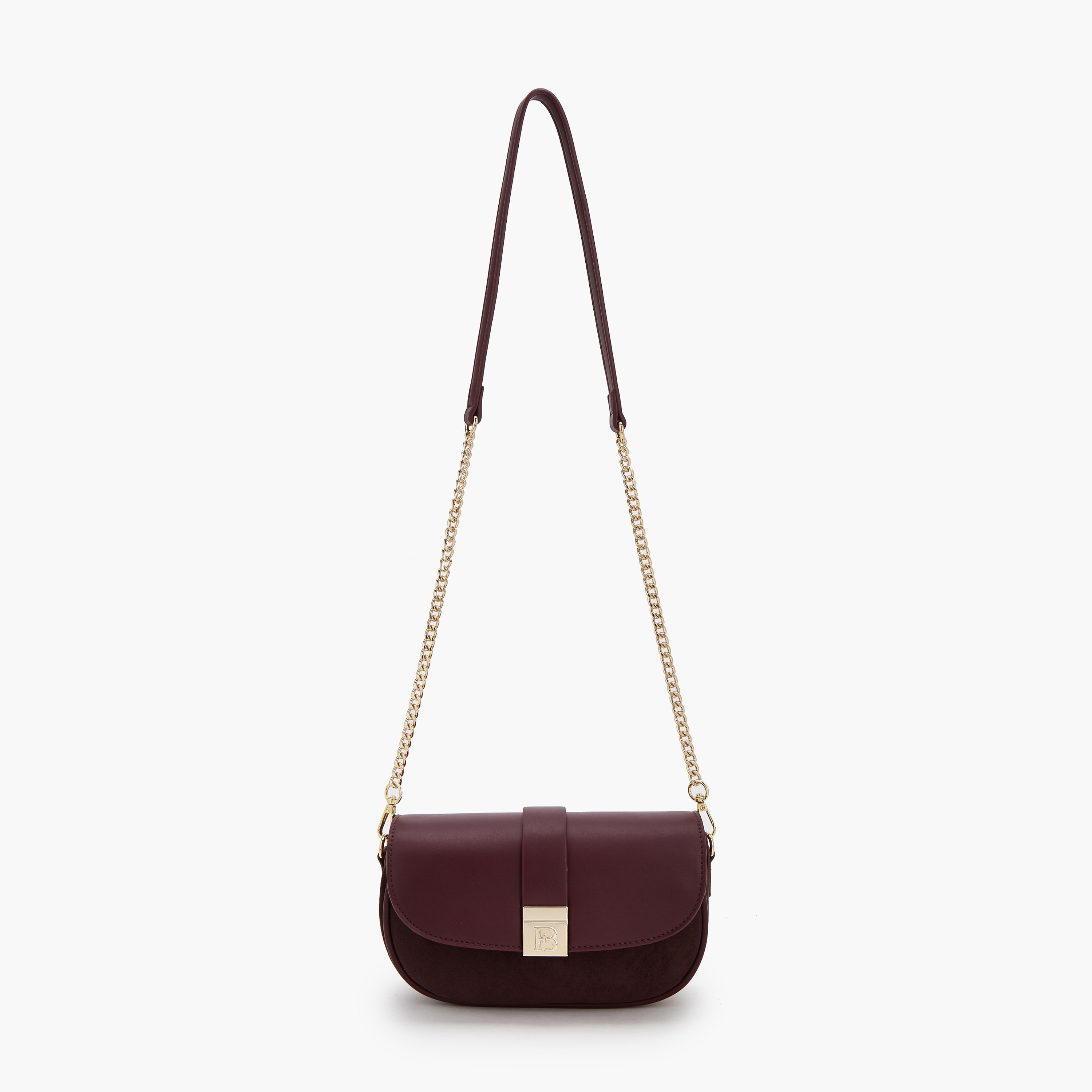 شنطة كروس بودي بارزة الملمس بحزام سلسلة من فلورا بيلا-women-bagsandwallets-handbags-image-2