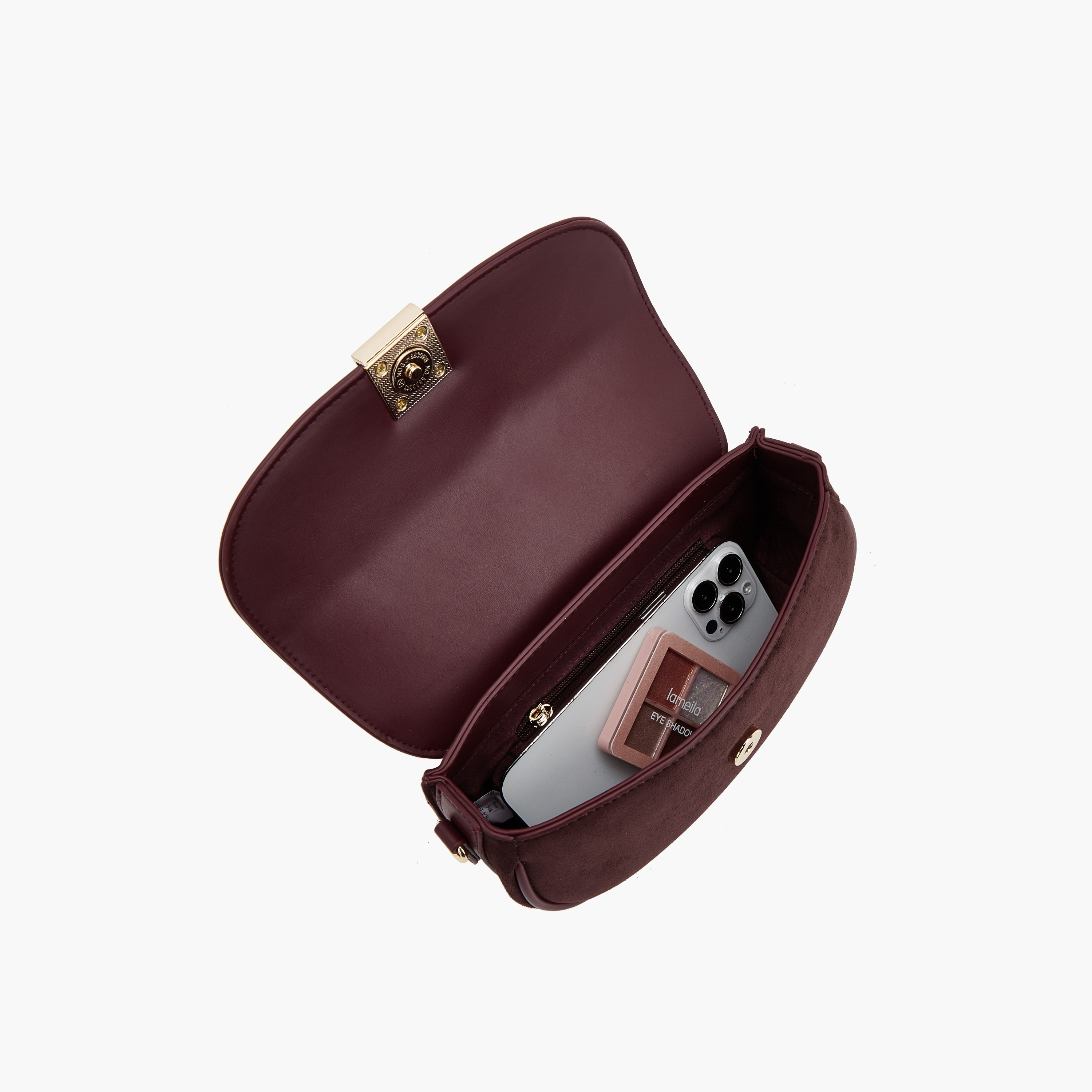 شنطة كروس بودي بارزة الملمس بحزام سلسلة من فلورا بيلا-women-bagsandwallets-handbags-image-7