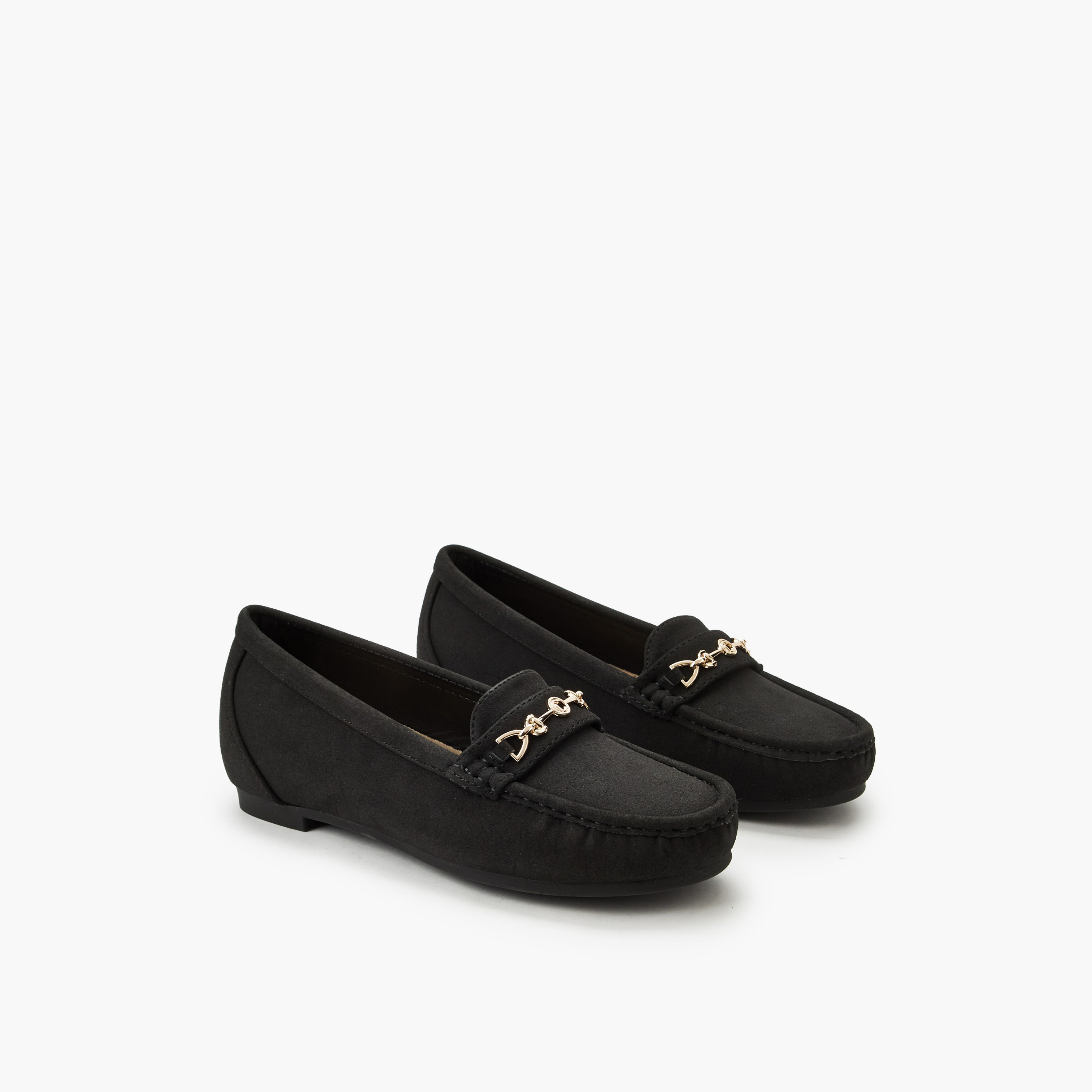 حذاء لوفر بزينة معدن للنساء من لو كونفورت-women-shoes-sandals-heeled-image-1
