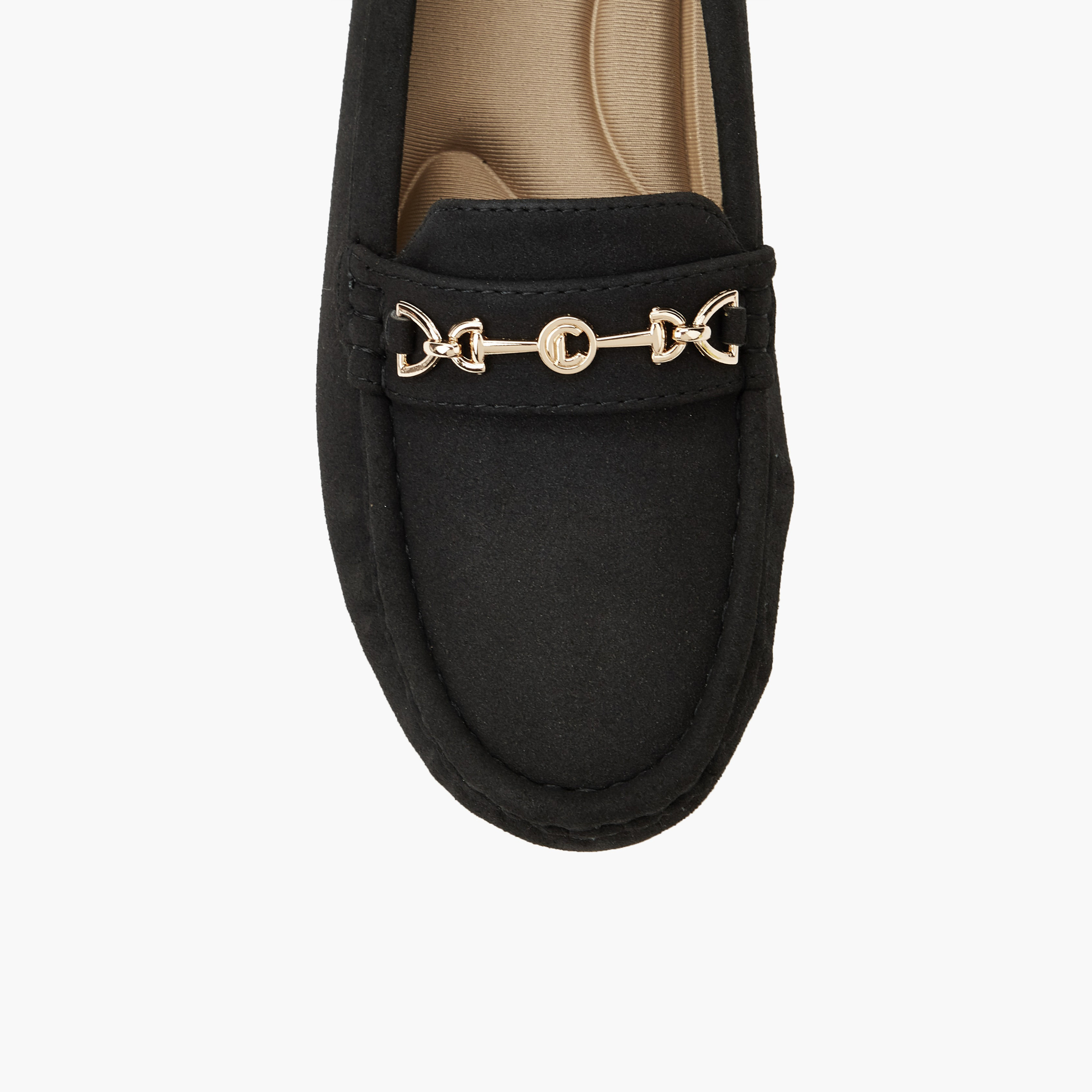 حذاء لوفر بزينة معدن للنساء من لو كونفورت-women-shoes-sandals-heeled-image-5