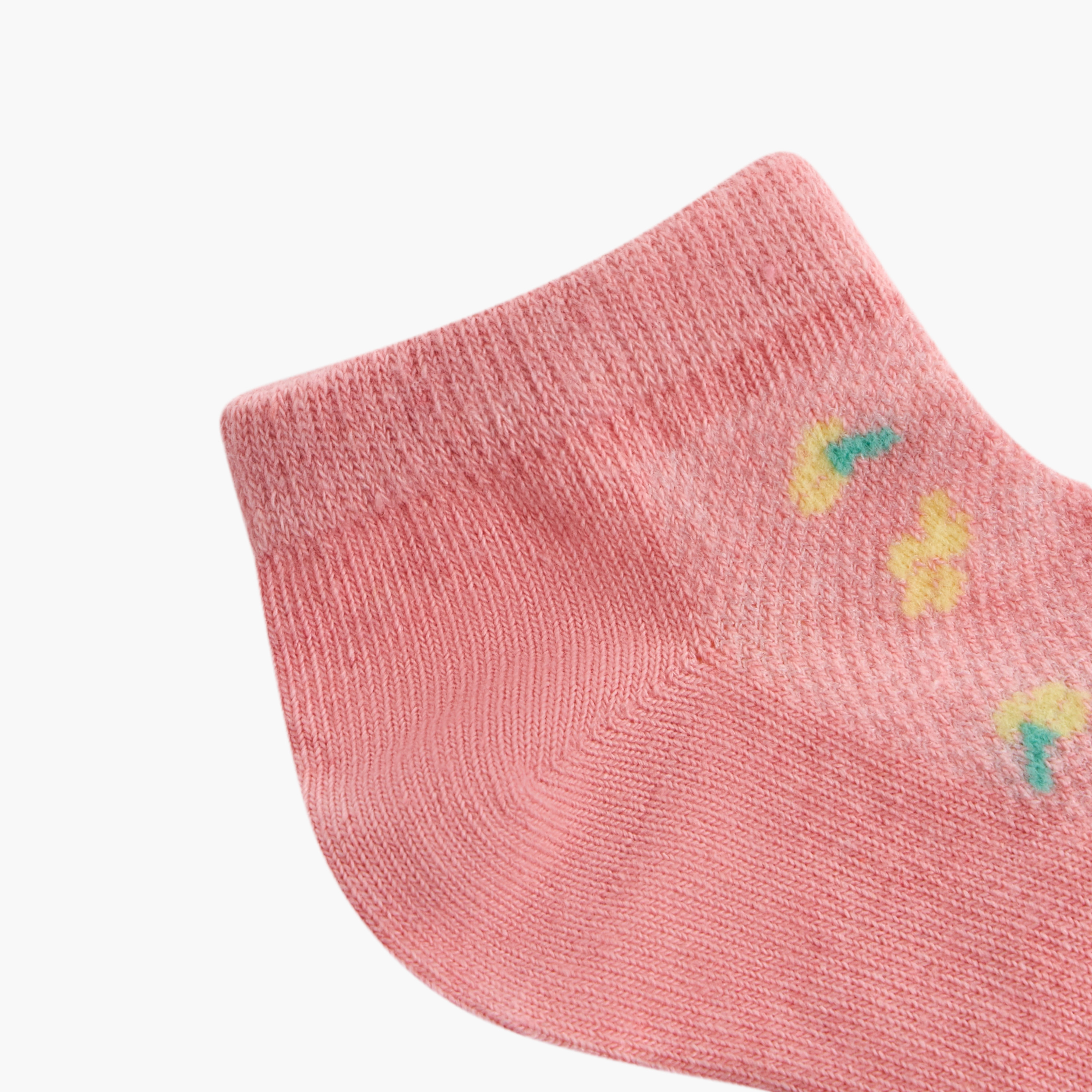 طقم جوارب 5 أزواج بطبعات وبطول الكاحل من فلورا بيلا-girls-accessories-socks-image-5