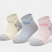 Kappa Printed Ankle Length Socks - Set of 3-Girl%27s Socks & Tights-thumbnailMobile-2
