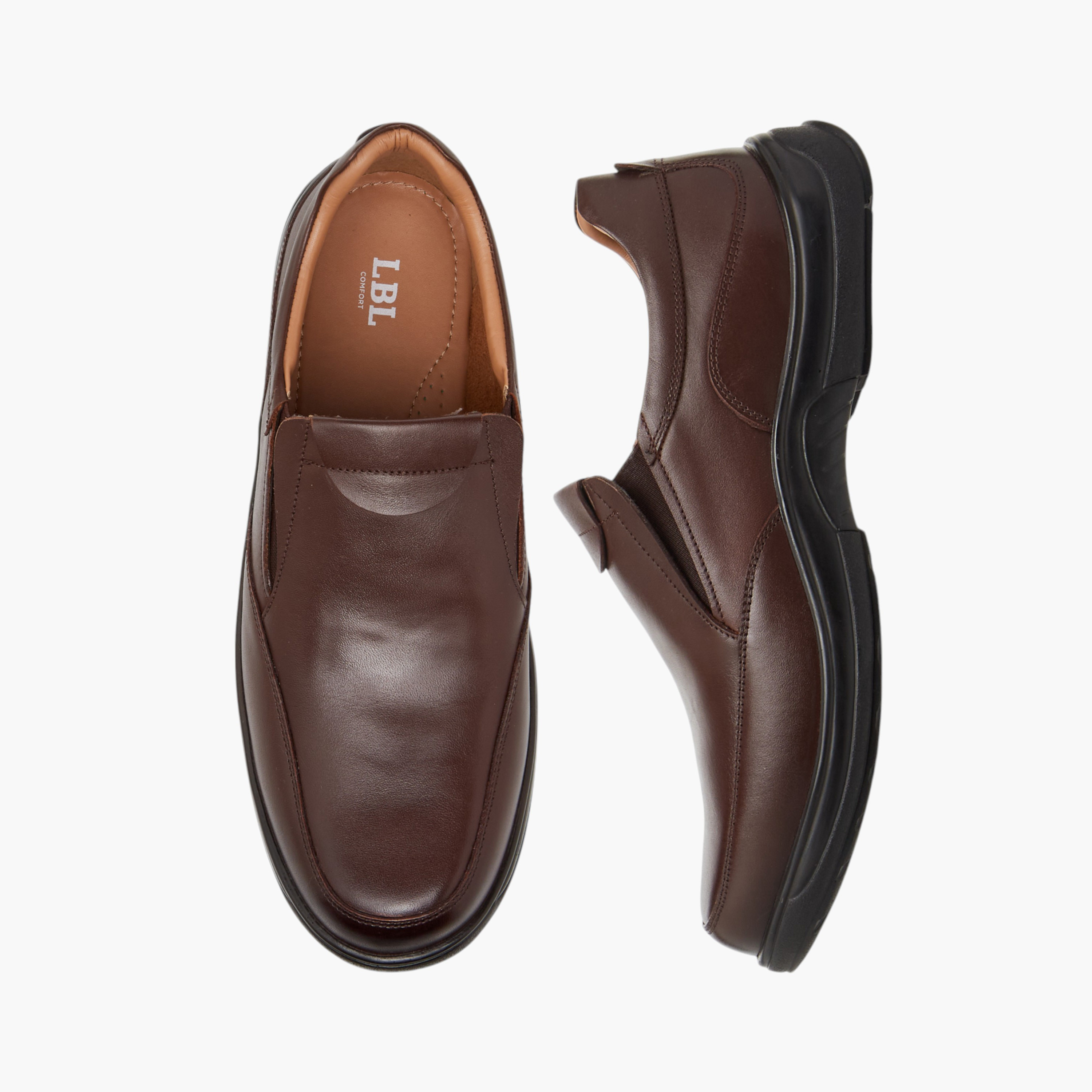 LBL by Shoexpress Solid Slip-On Loafers-men-shoes-formalshoes-image-1