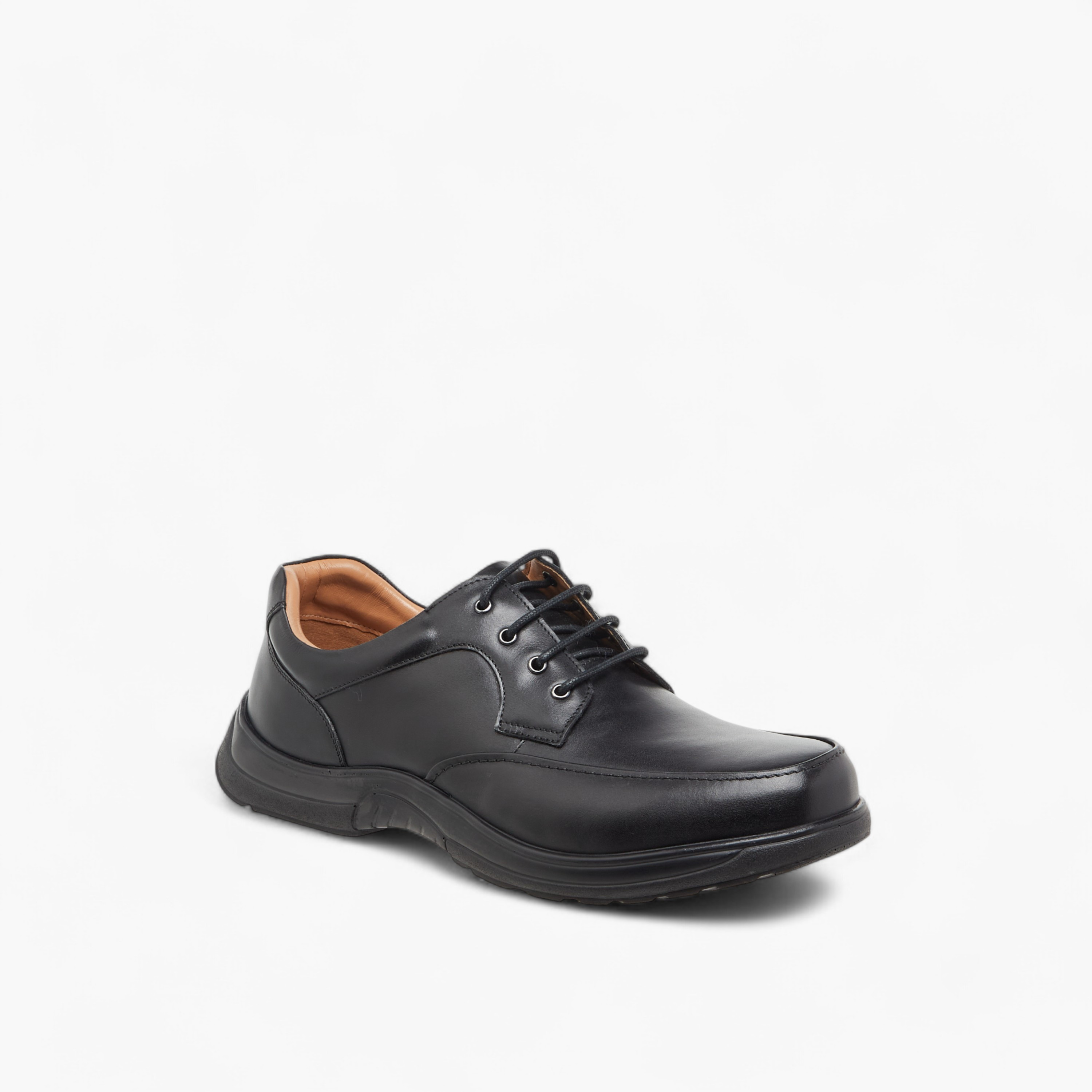LBL by Shoexpress Solid Lace-Up Derby Shoes-men-shoes-formalshoes-image-2
