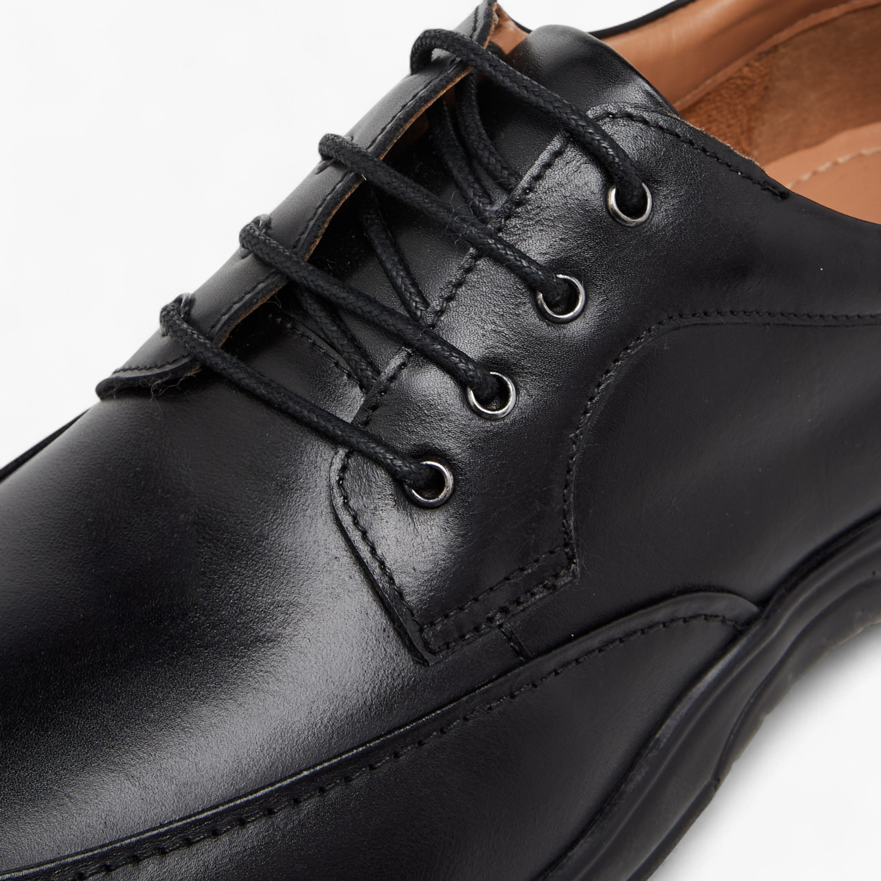 LBL by Shoexpress Solid Lace-Up Derby Shoes-men-shoes-formalshoes-image-4