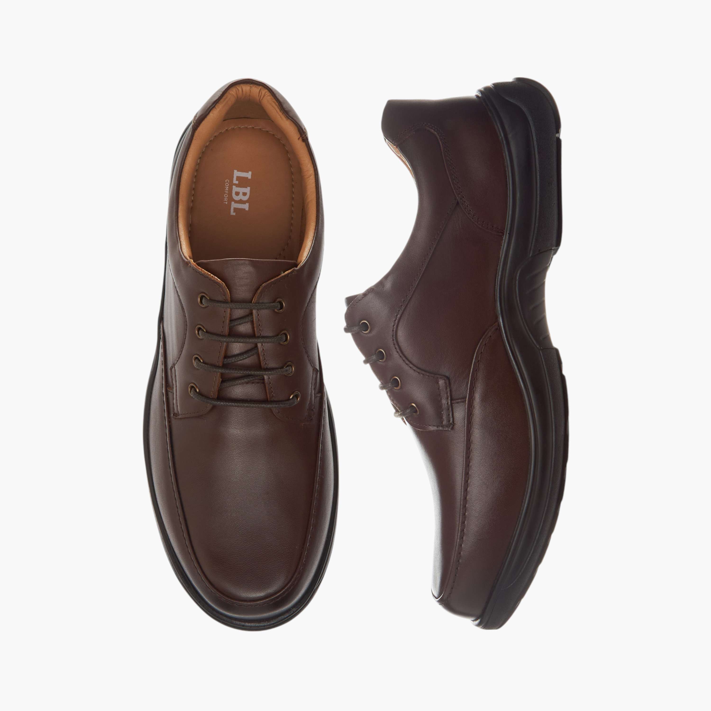 حذاء ديربي سادة برباط إغلاق من إل بي إل من شو إكسبرس-men-shoes-formalshoes-image-6