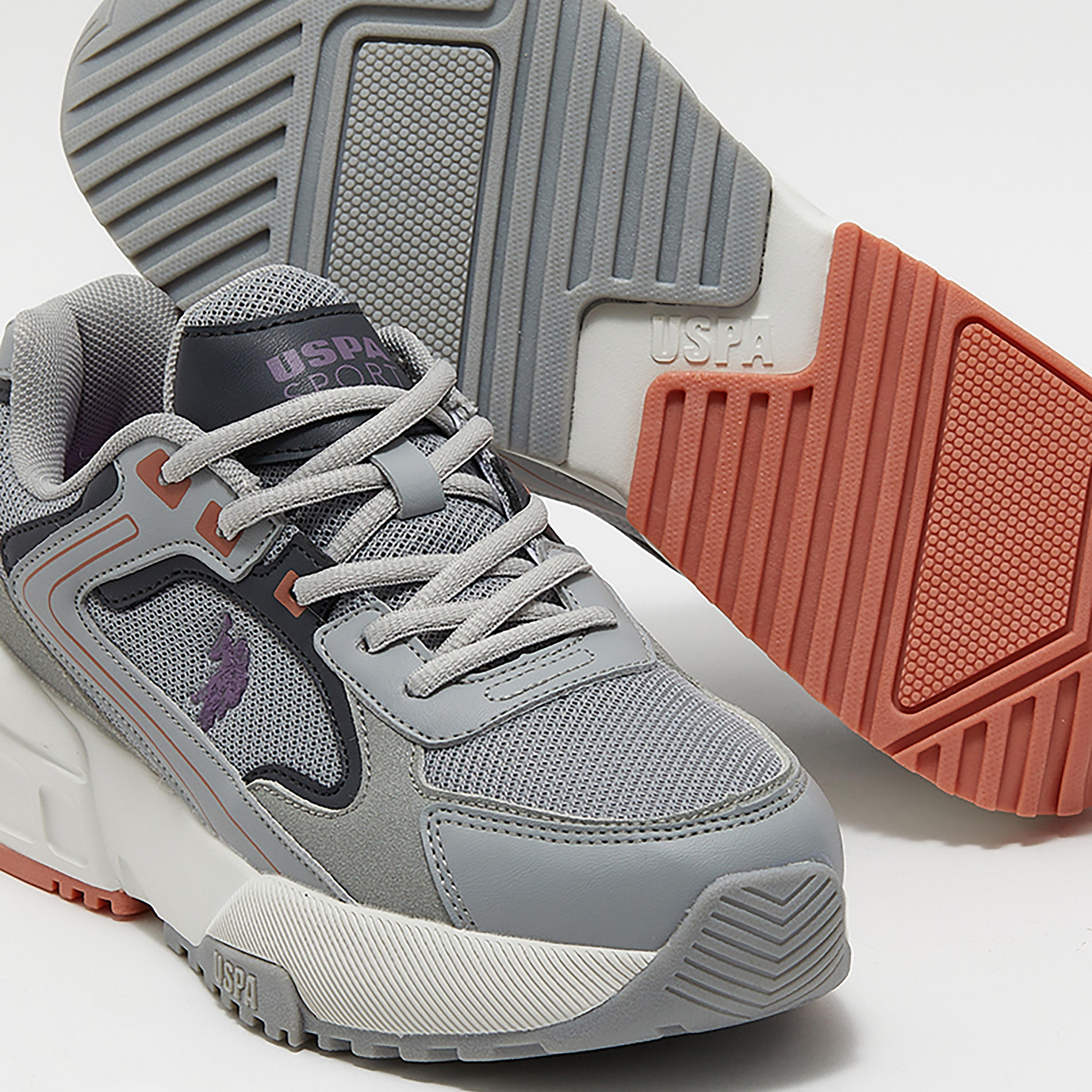 حذاء سنيكرز رياضي للجنسين من من يو إس بولو أسن برباط علوي مع منخفض | Orenda-women-shoes-sneakers-image-8