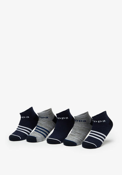 Set of 5 - Kappa Printed Ankle Length Socks