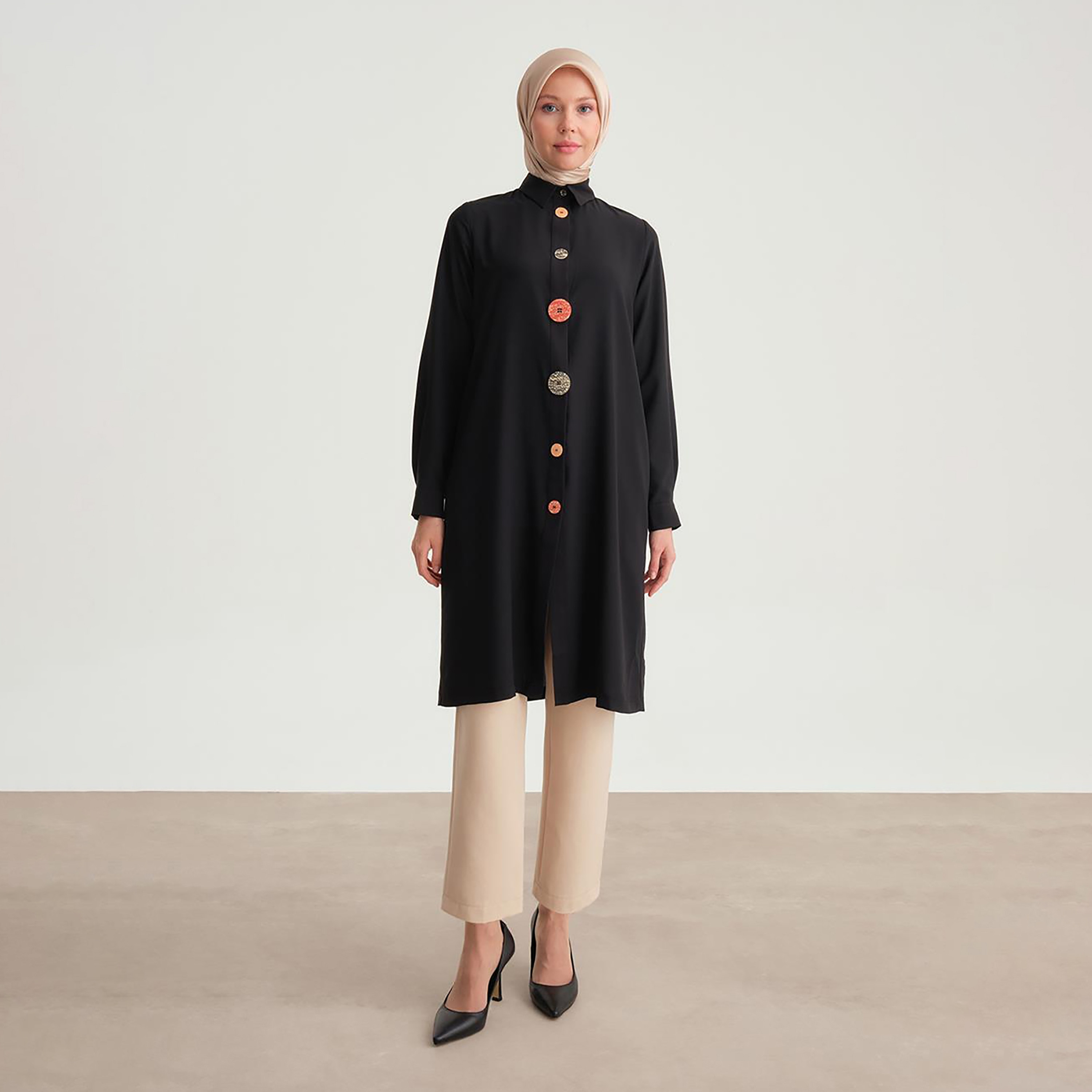 سترة Armine بياقة وأكمام بأزرار للنساء-women-clothing-shirtsandblouses-blouses-image-13