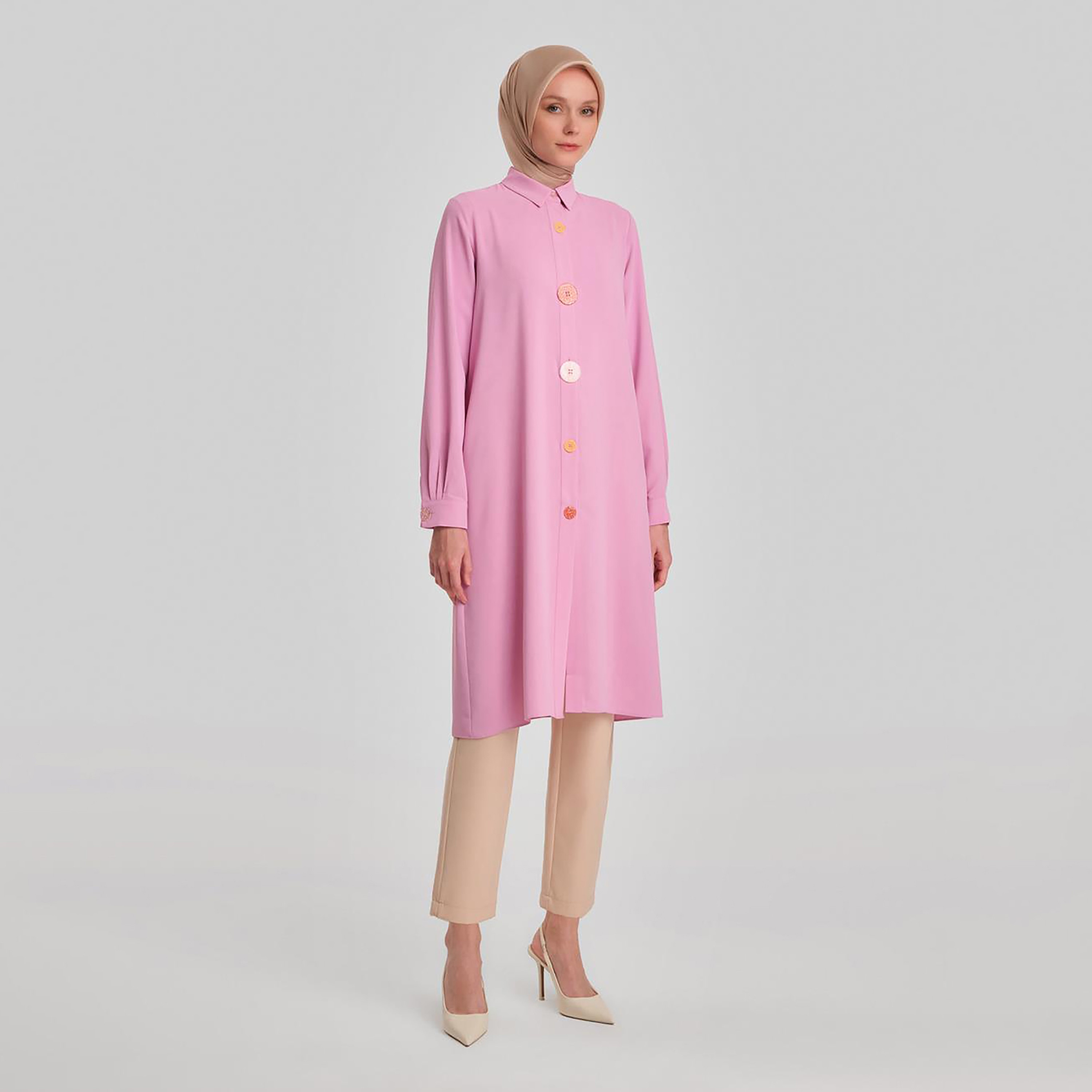 سترة Armine بياقة وأكمام بأزرار للنساء-women-clothing-shirtsandblouses-blouses-image-17