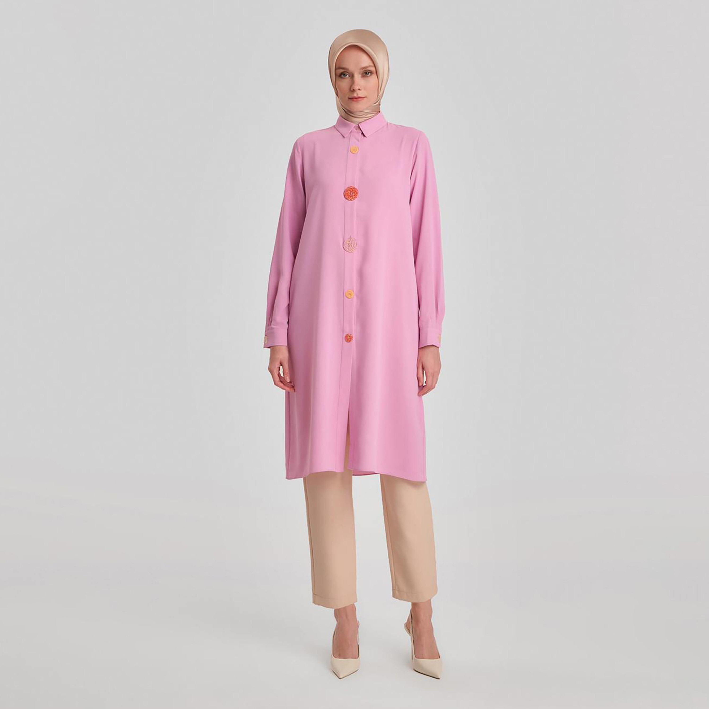سترة Armine بياقة وأكمام بأزرار للنساء-women-clothing-shirtsandblouses-blouses-image-18