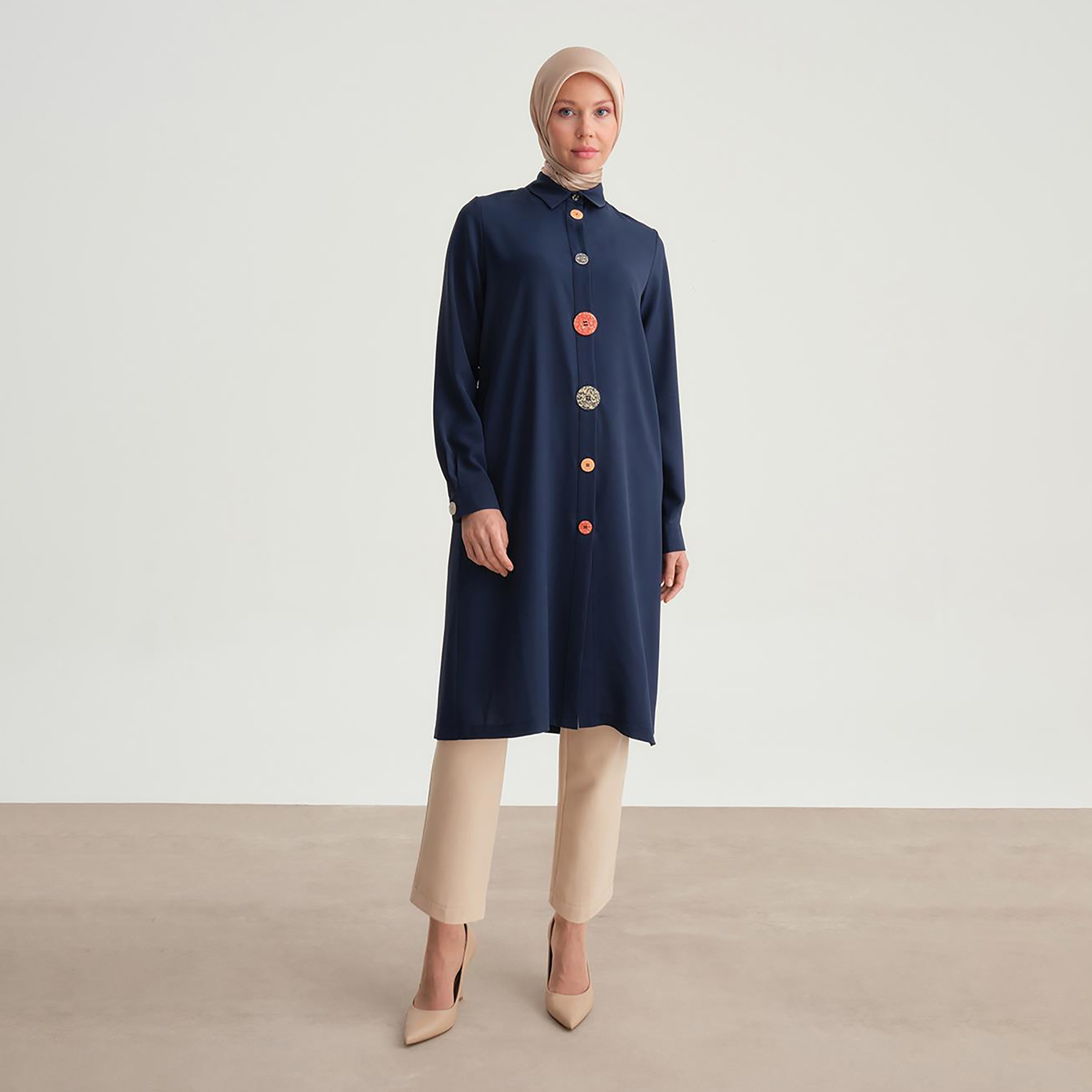 سترة Armine بياقة وأكمام بأزرار للنساء-women-clothing-shirtsandblouses-blouses-image-9