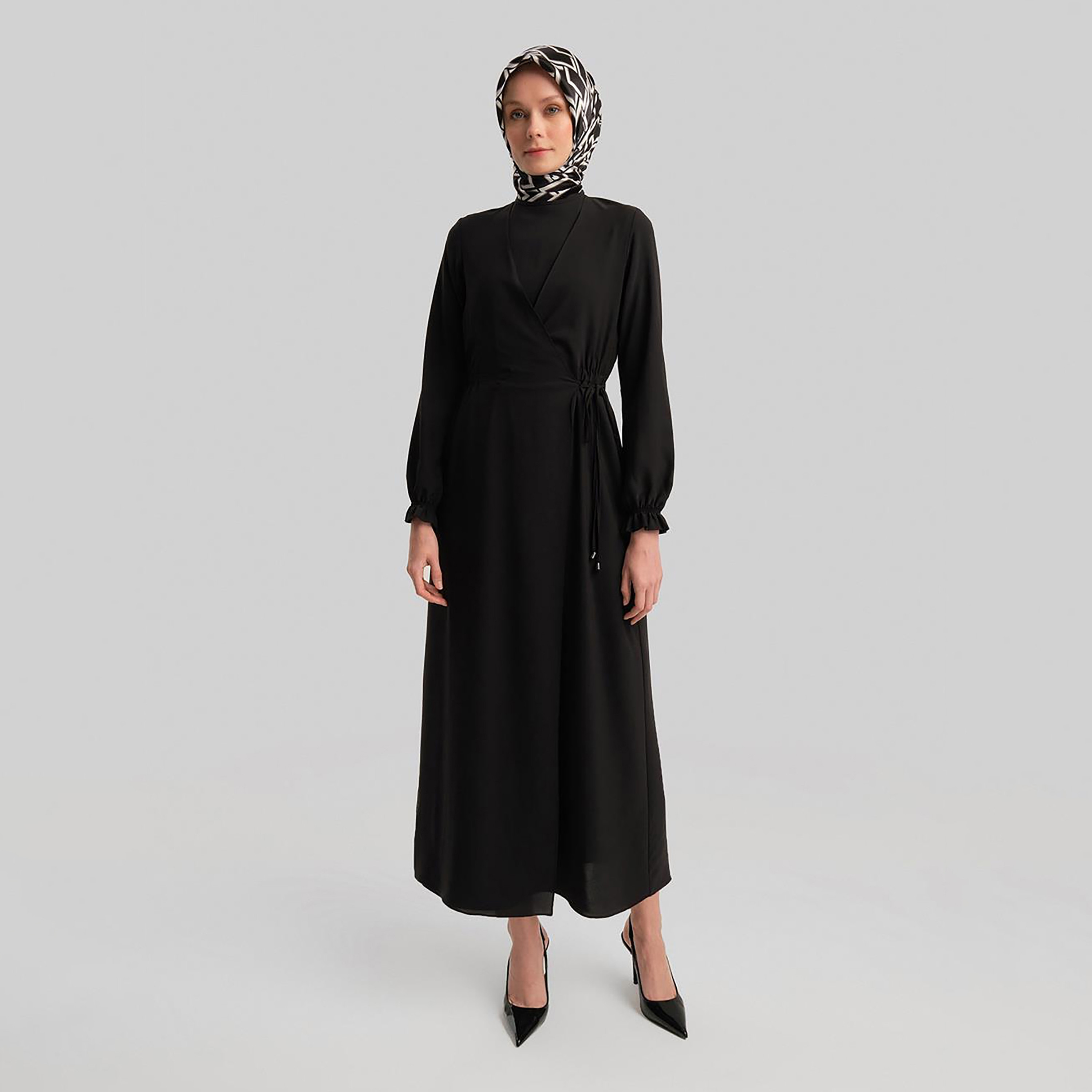 فستان طويل نسائي من Armine بأكمام مطاطية-women-clothing-dresses-image-5