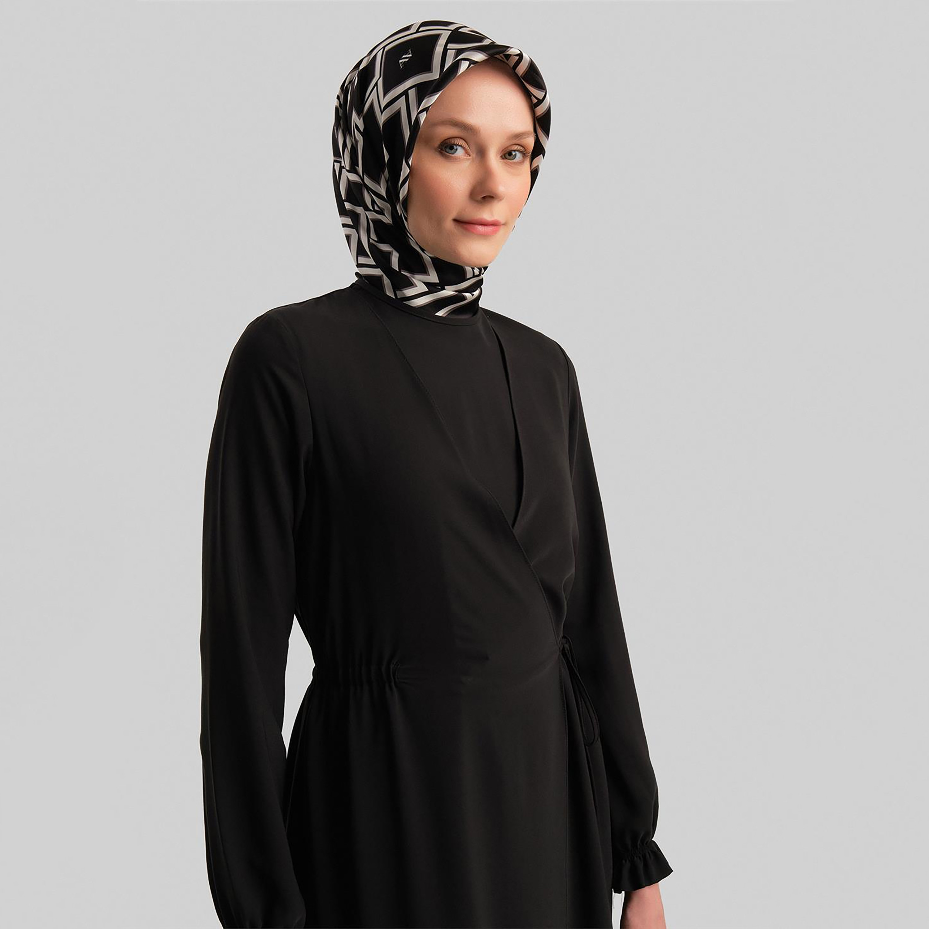 فستان طويل نسائي من Armine بأكمام مطاطية-women-clothing-dresses-image-6