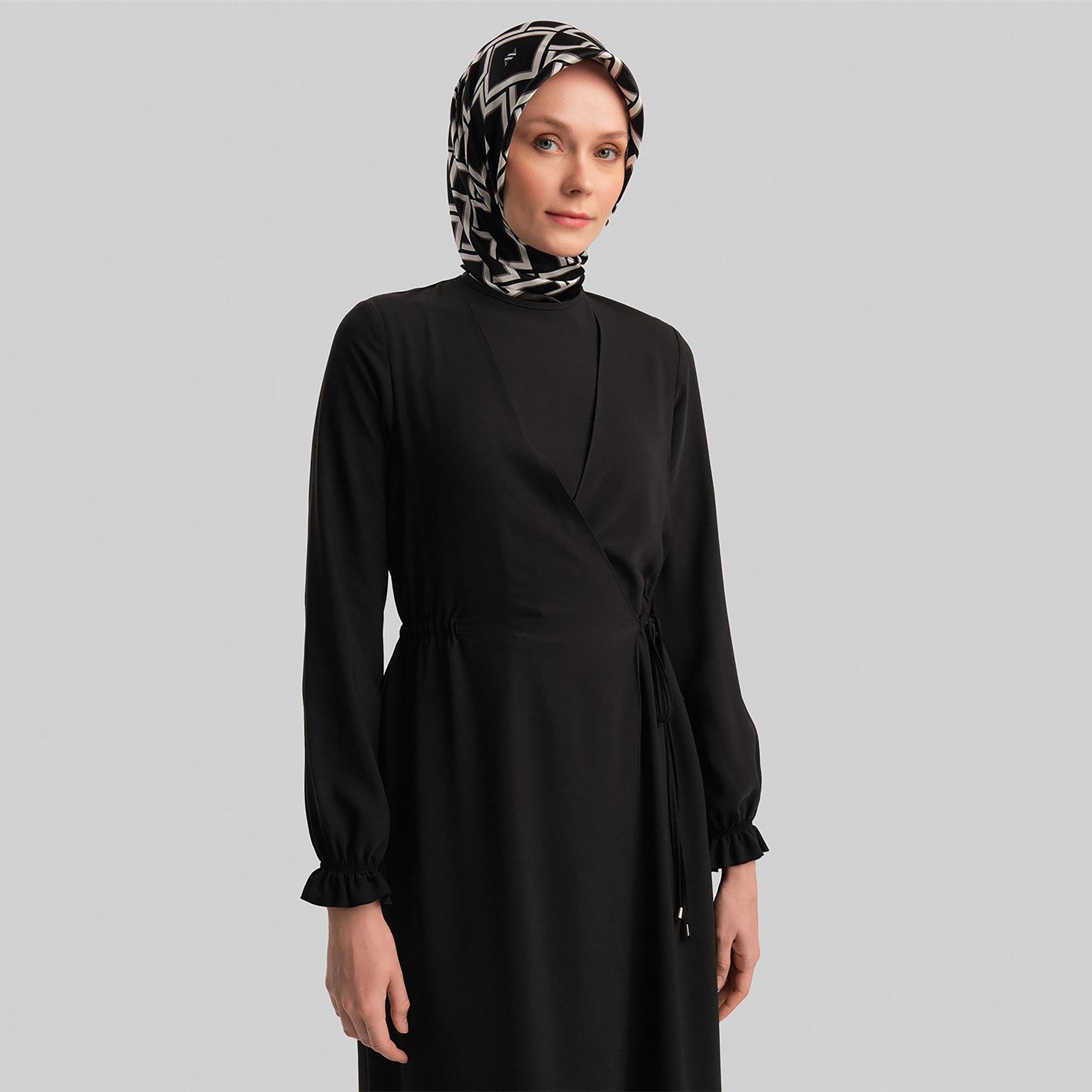 فستان طويل نسائي من Armine بأكمام مطاطية-women-clothing-dresses-image-7