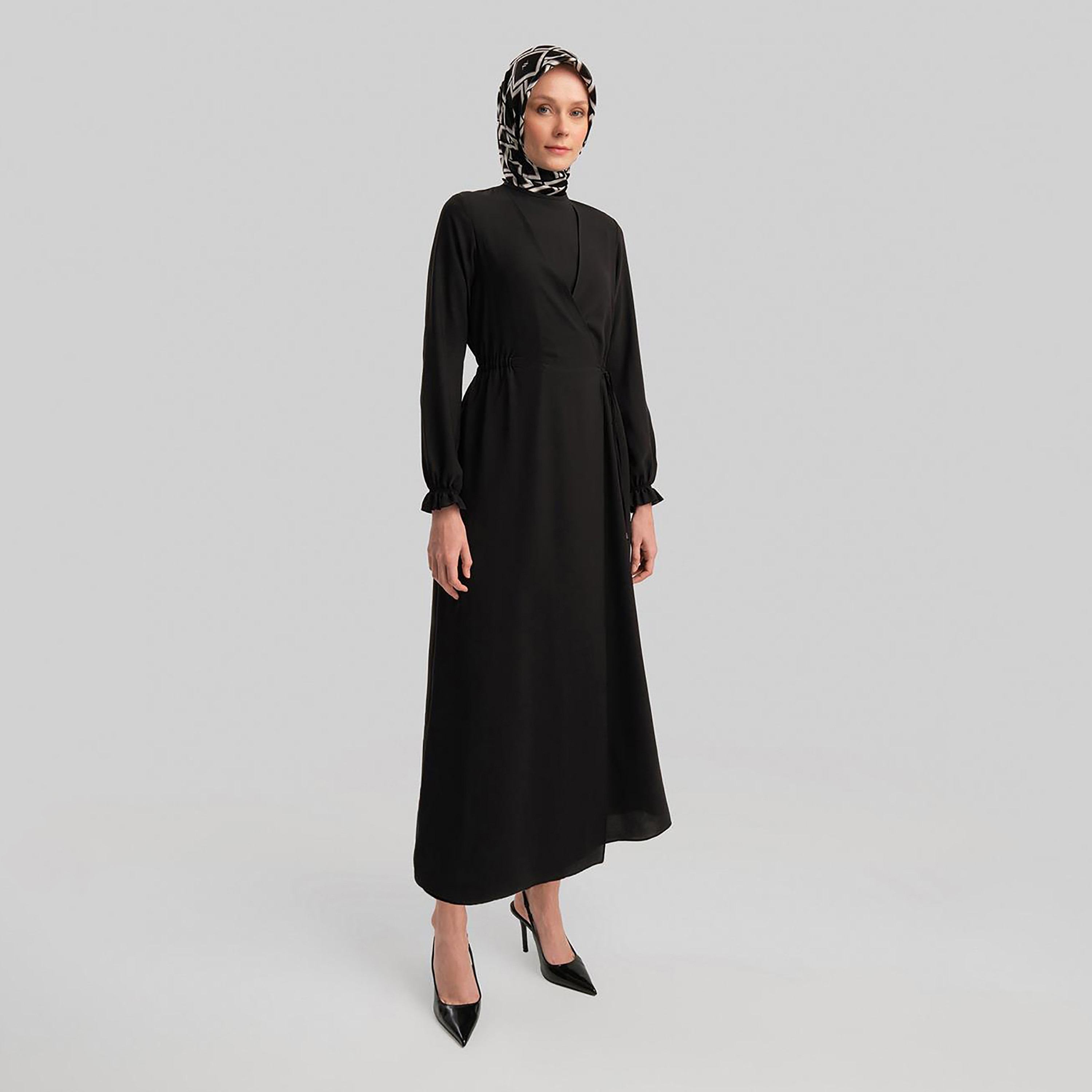 فستان طويل نسائي من Armine بأكمام مطاطية-women-clothing-dresses-image-8