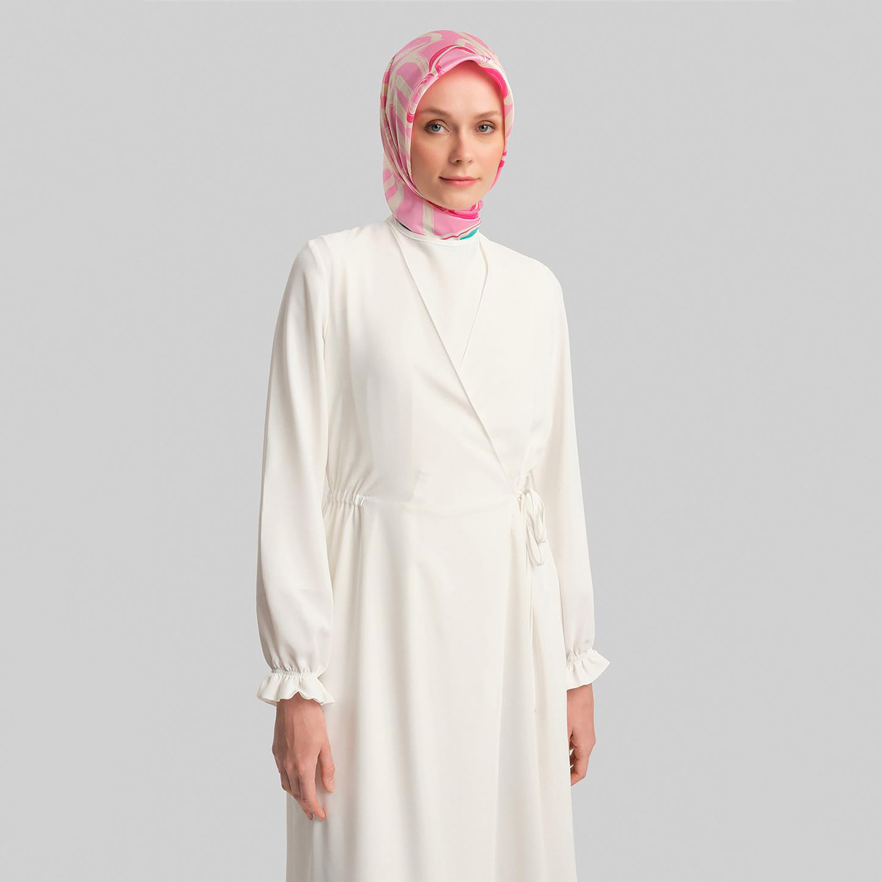فستان طويل نسائي من Armine بأكمام مطاطية-women-clothing-dresses-image-14