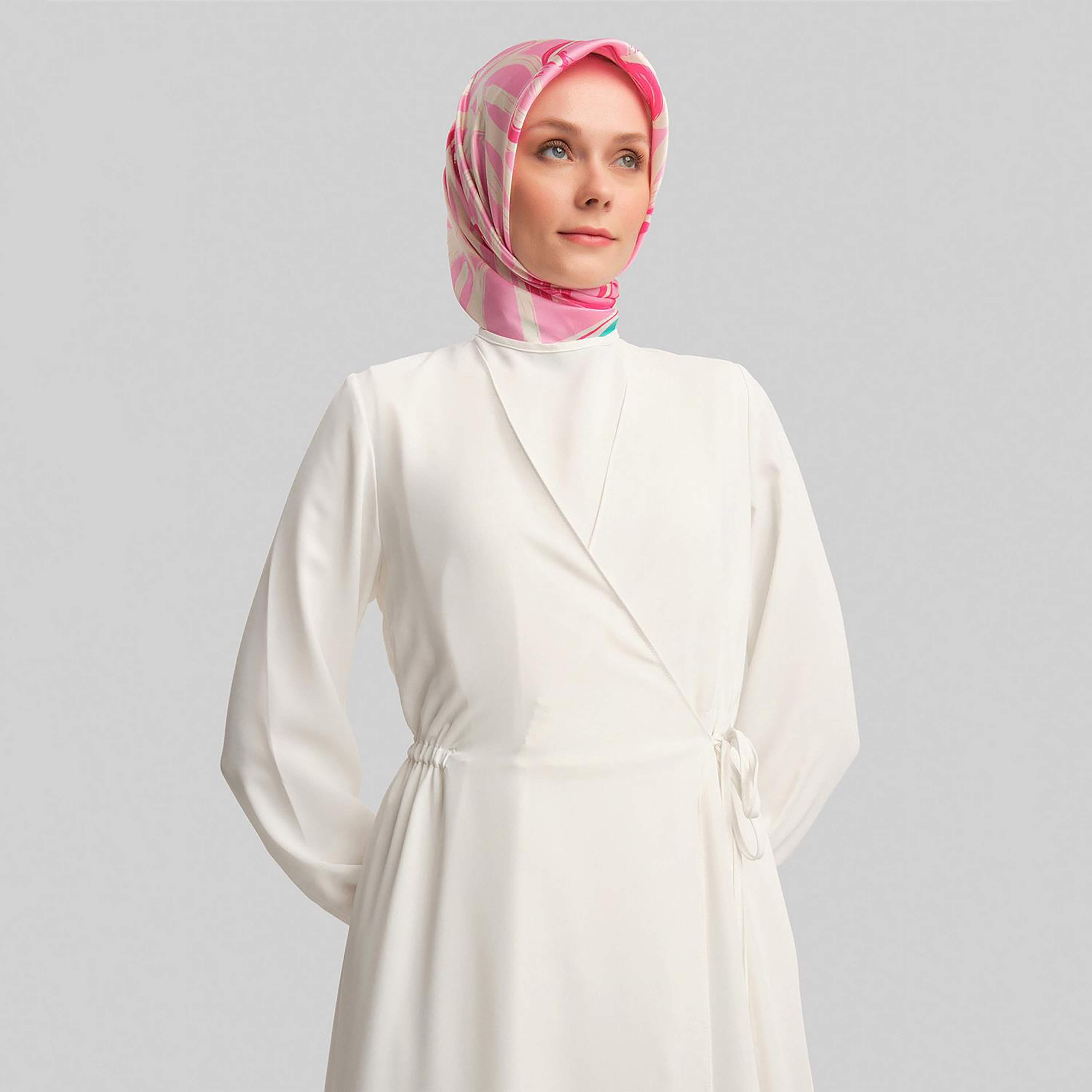 فستان طويل نسائي من Armine بأكمام مطاطية-women-clothing-dresses-image-15