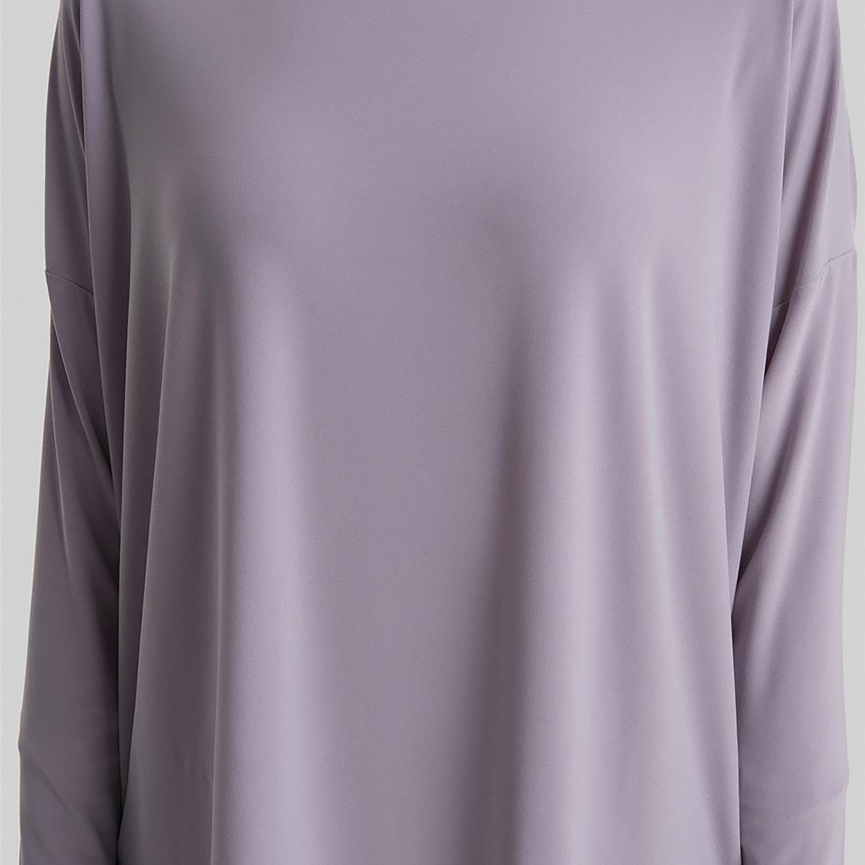 مجموعة من قطعتين من بلوزة Armine النسائية ذات الرقبة الدائرية ذات الطيات وتنورة طويلة-women-clothing-coordsets-image-15