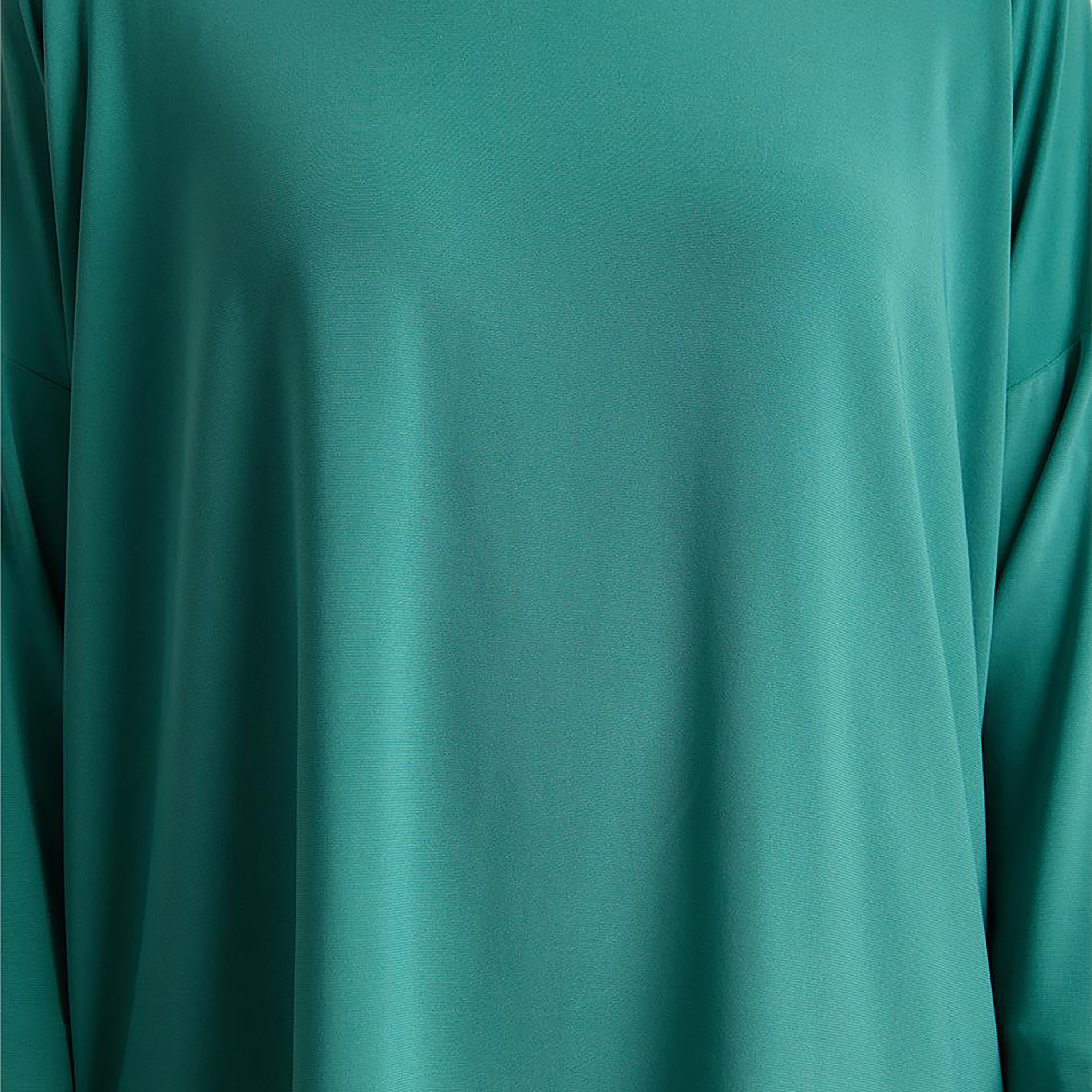 مجموعة من قطعتين من بلوزة Armine النسائية ذات الرقبة الدائرية ذات الطيات وتنورة طويلة-women-clothing-coordsets-image-11