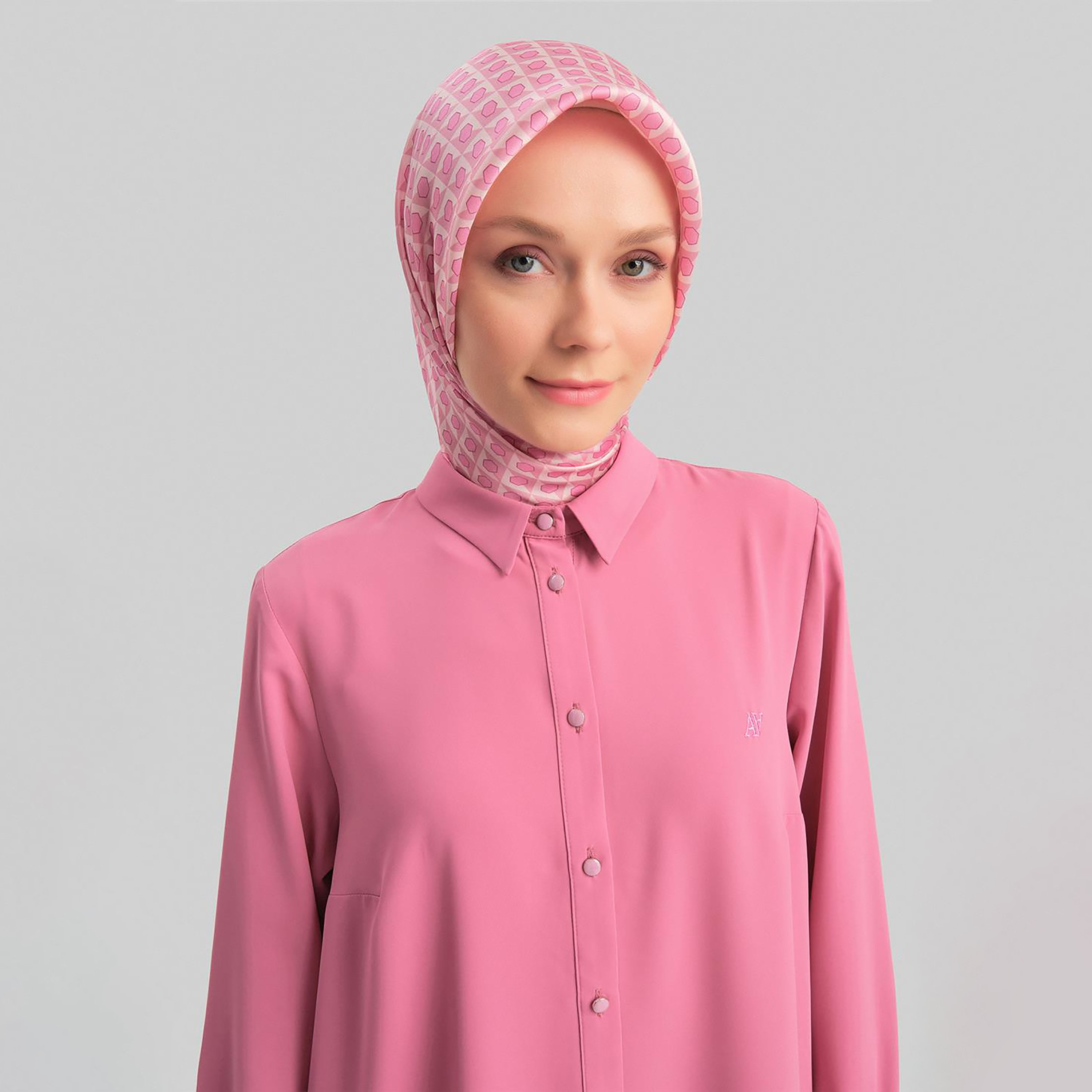 Armine Collared Slit Hemline Women's Tunic-women-clothing-shirtsandblouses-blouses-image-2