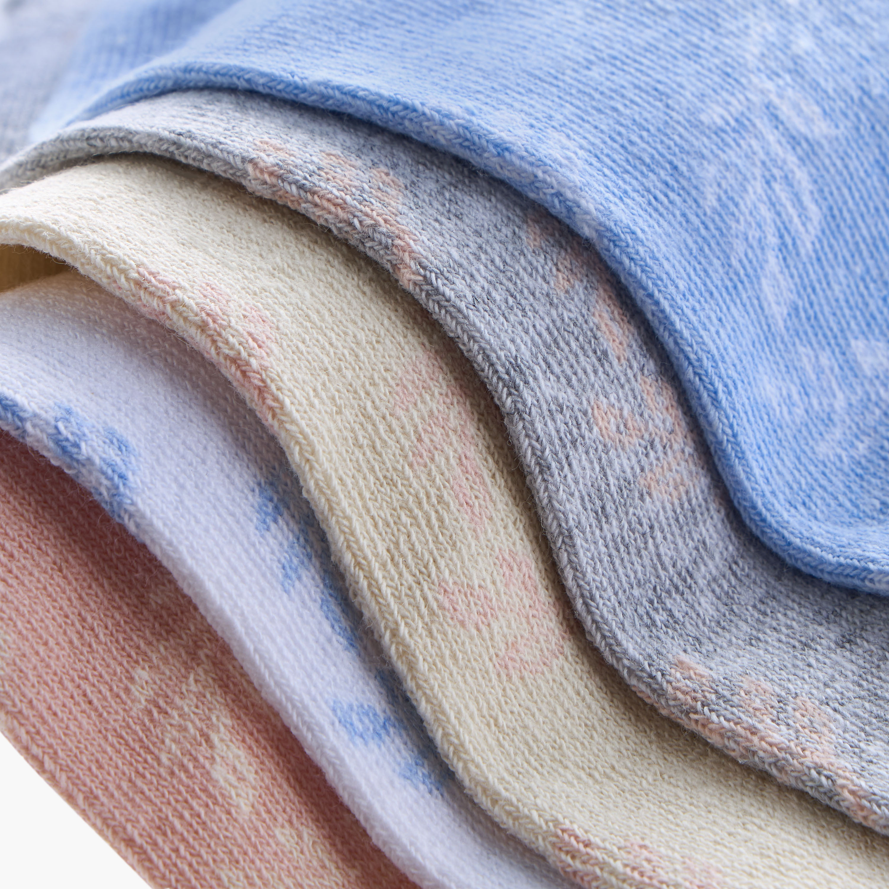 Flora Bella Leaf Print Ankle Length Socks - Set of 5-women-socksandstockings-image-4