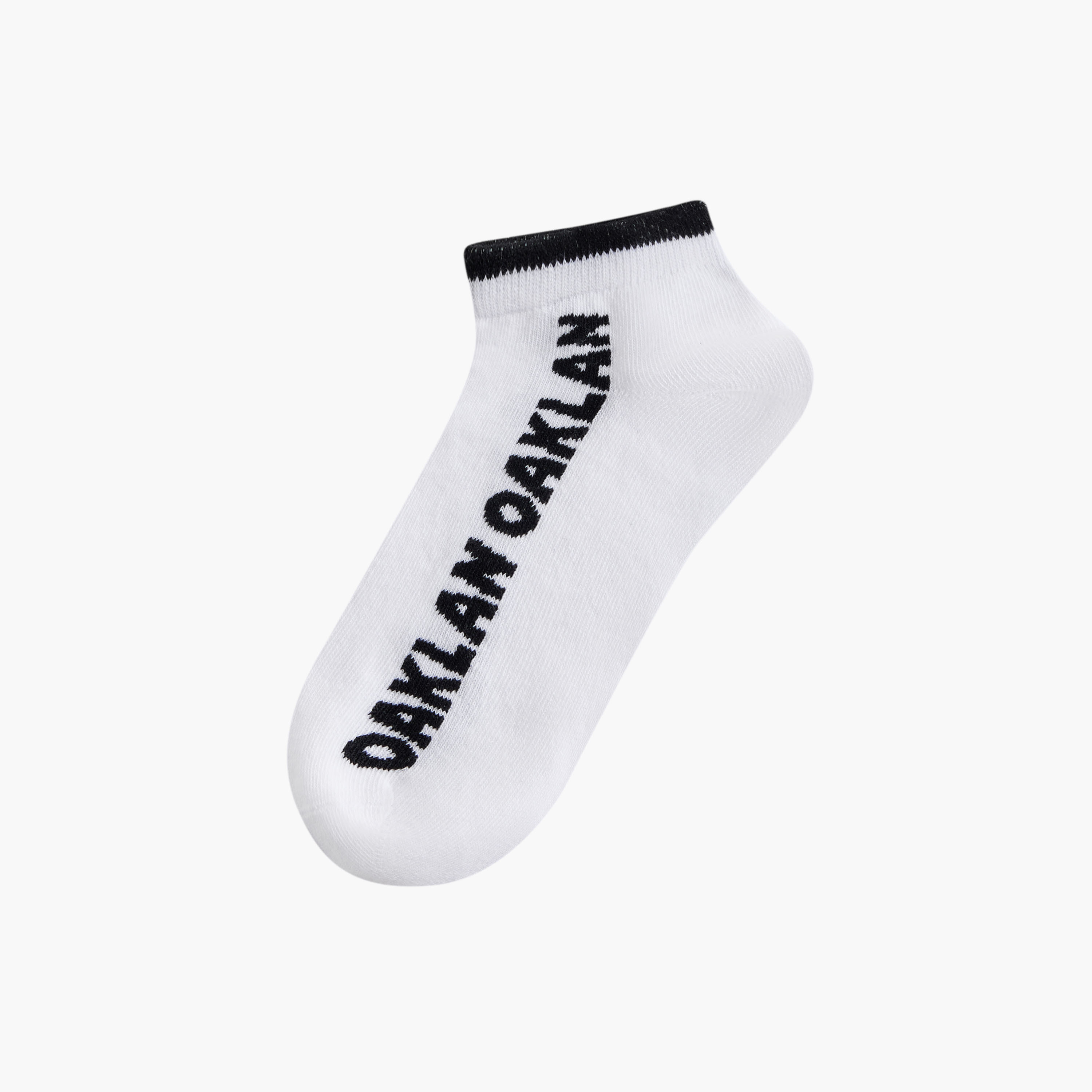 Oaklan by Shoexpress Logo Detail Ankle Length Socks - Set of 5-women-socksandstockings-image-2