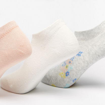 Assorted Ankle Length Socks - Set of 3-Women%27s Socks-image-1