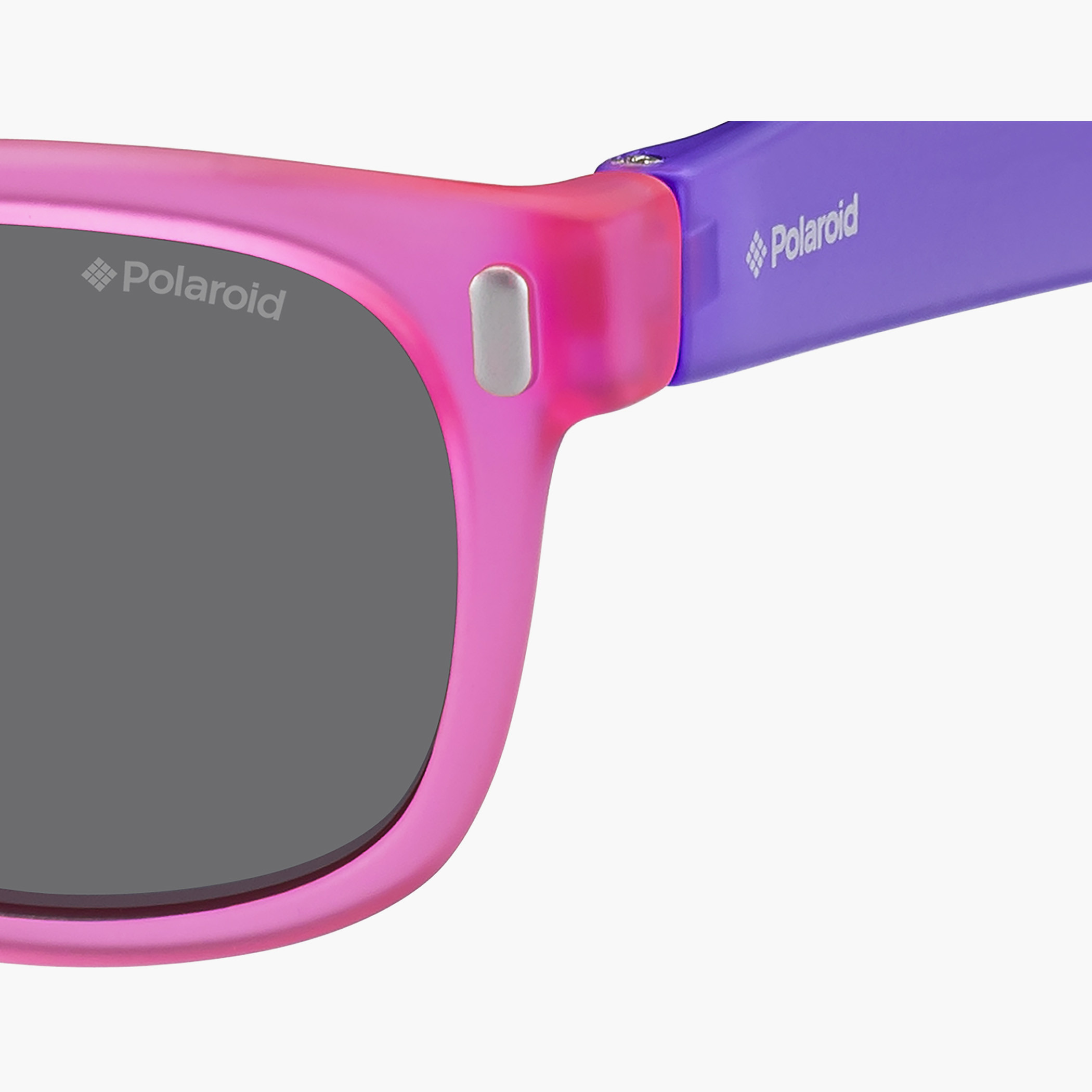 نظارة شمسية و مربعة من بولارويد بعدسات ذات حافة كاملة بلون رمادي-girls-accessories-sunglasses-image-12
